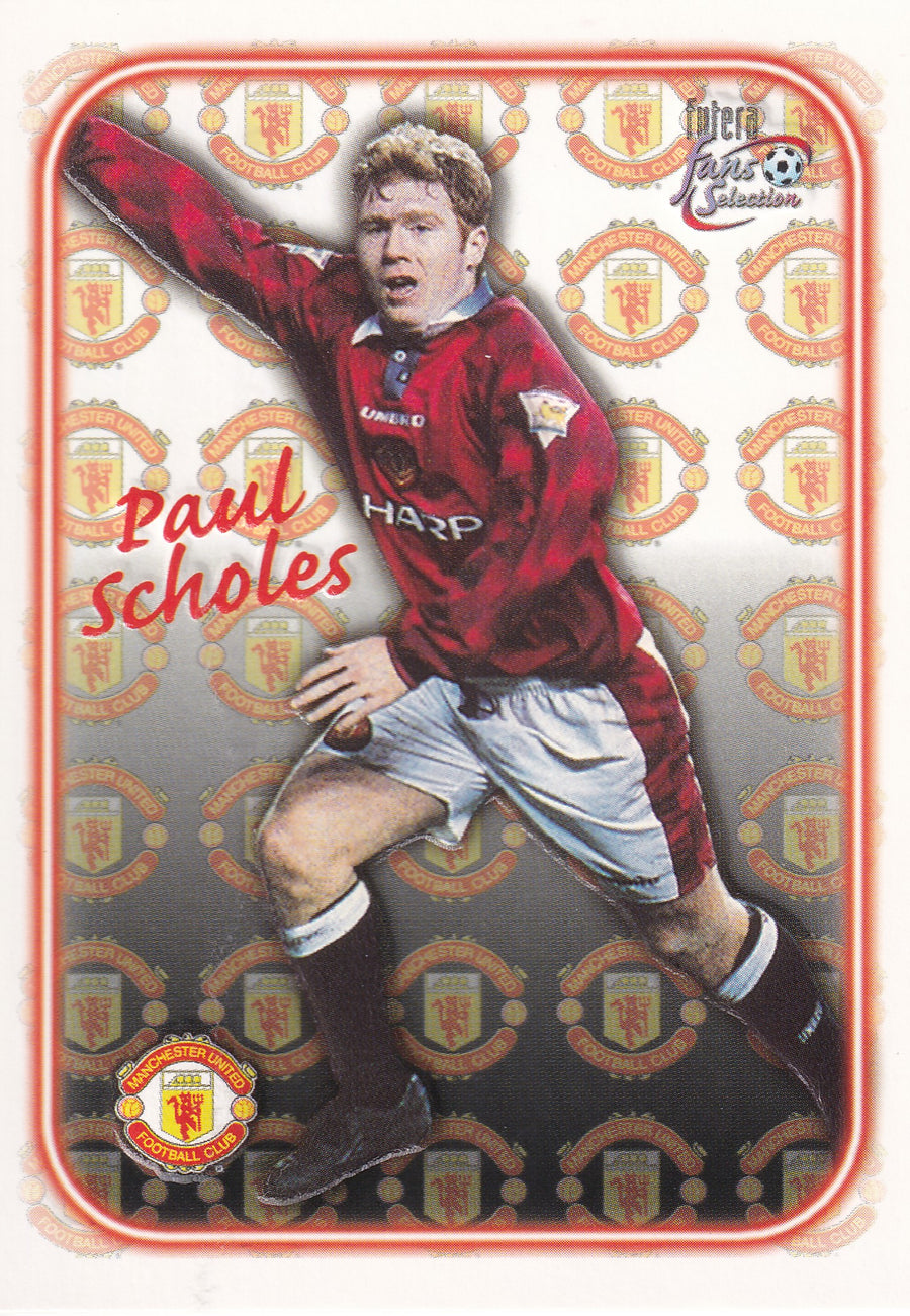 SE-04. PAUL SCHOLES - MANCHESTER UNITED - EMBOSED