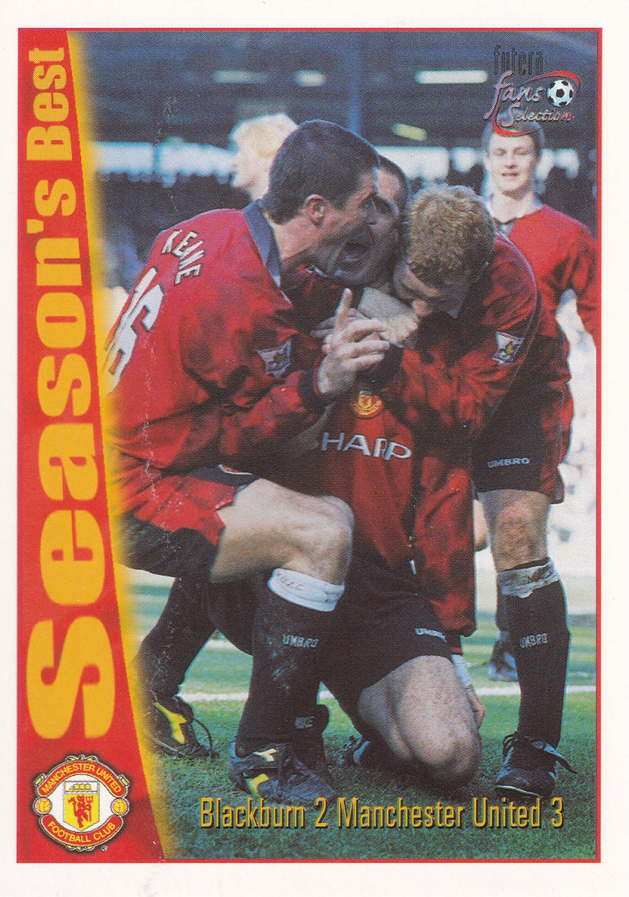 049. BLACKBURN 2 MANCHESTER UNITED 3 - SEASON'S BEST