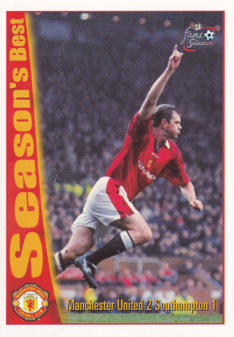 043. MANCHESTER UNITED 2 SOUTHAMPTON 1 - SEASON'S BEST