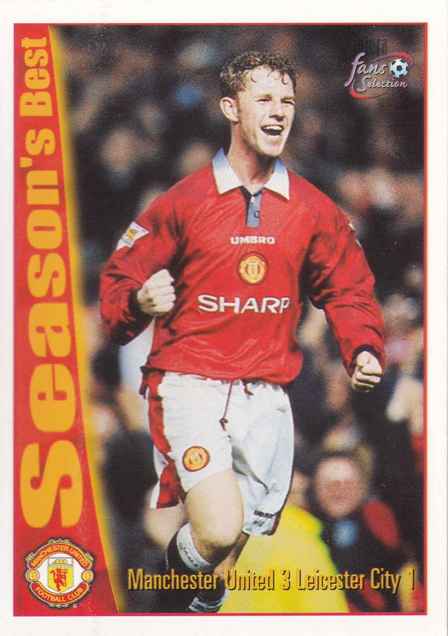 041. MANCHESTER UNITED 3 LEICESTER 1 - SEASON'S BEST