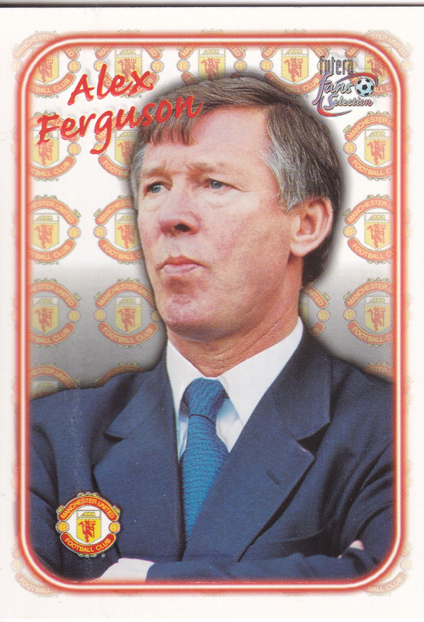 SE-17. ALEX FERGUSON - MANCHESTER UNITED - EMBOSED