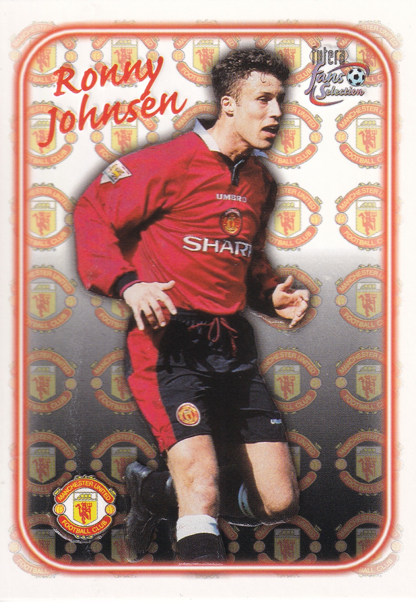 SE-14. RONNY JOHNSEN - MANCHESTER UNITED - EMBOSED