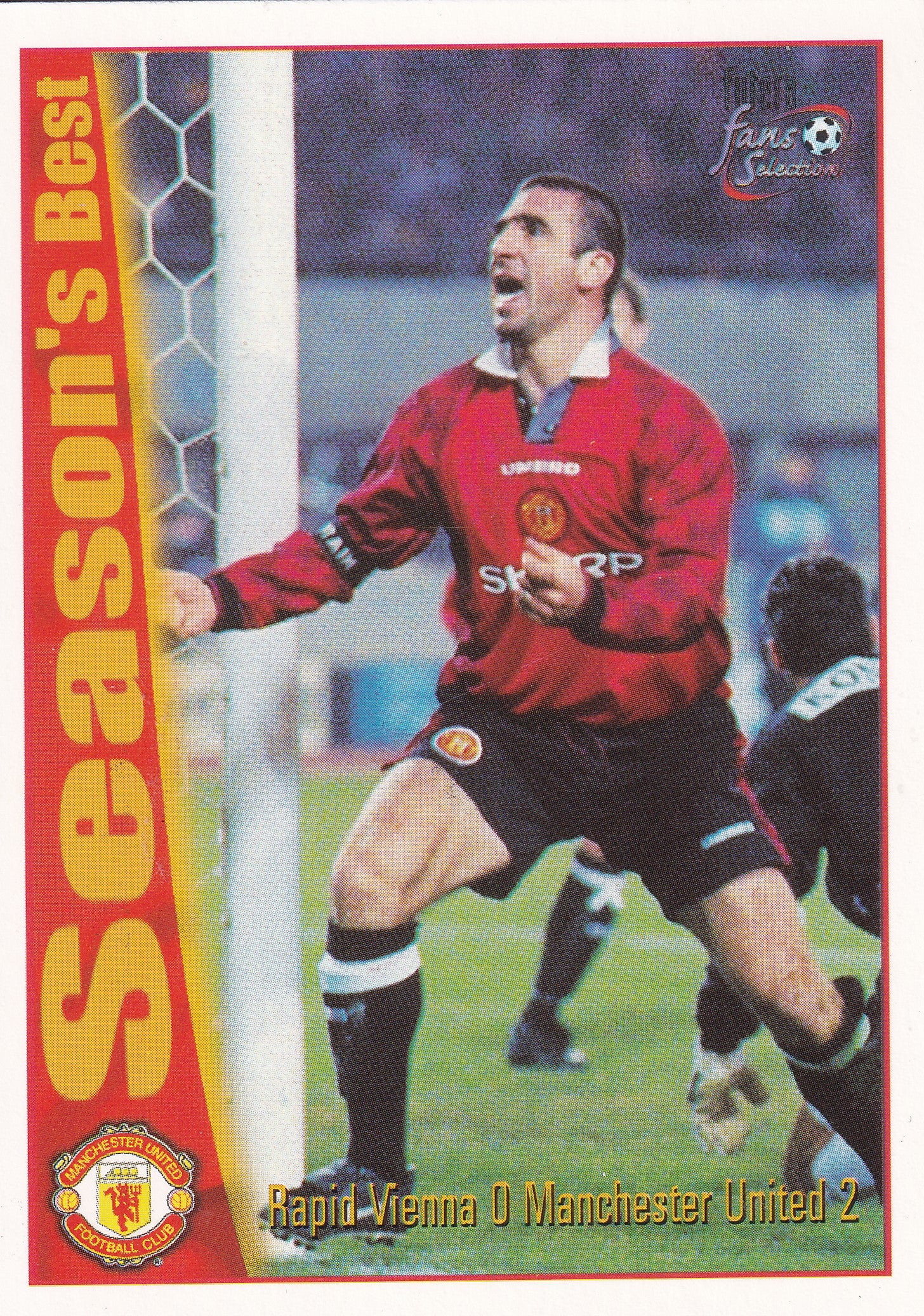 054. RAPID VIENNA 0 - MANCHESTER UNITED 2 - SEASON'S BEST