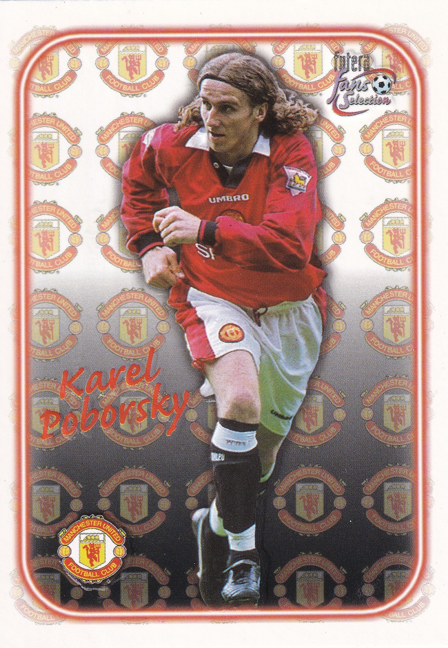 SE-09. KAREL POBORSKY - MANCHESTER UNITED - EMBOSED