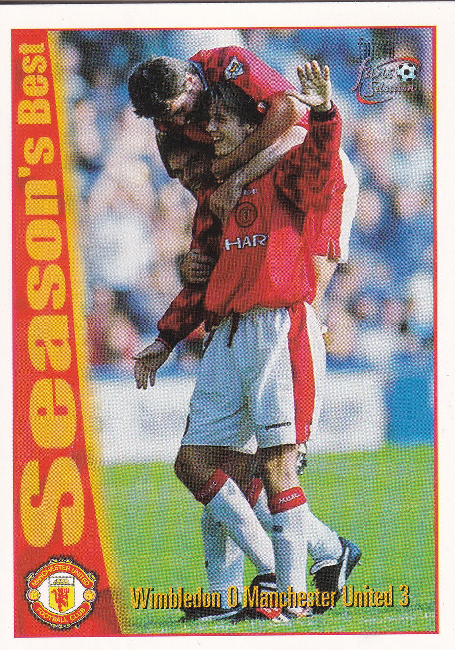 042. WIMBLEDON 0 MANCHESTER 3 - SEASON'S BEST