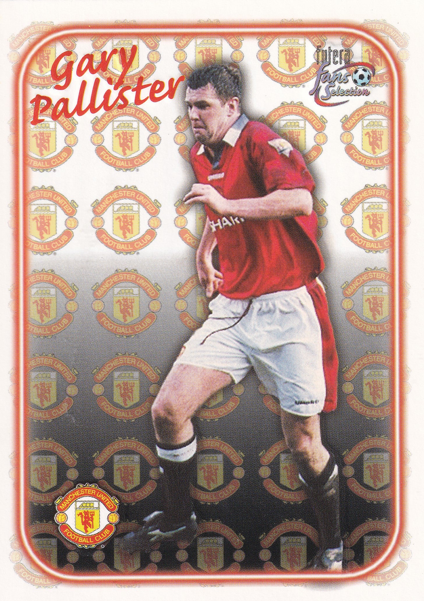 SE-15. GARY PALLISTER - MANCHESTER UNITED - EMBOSED