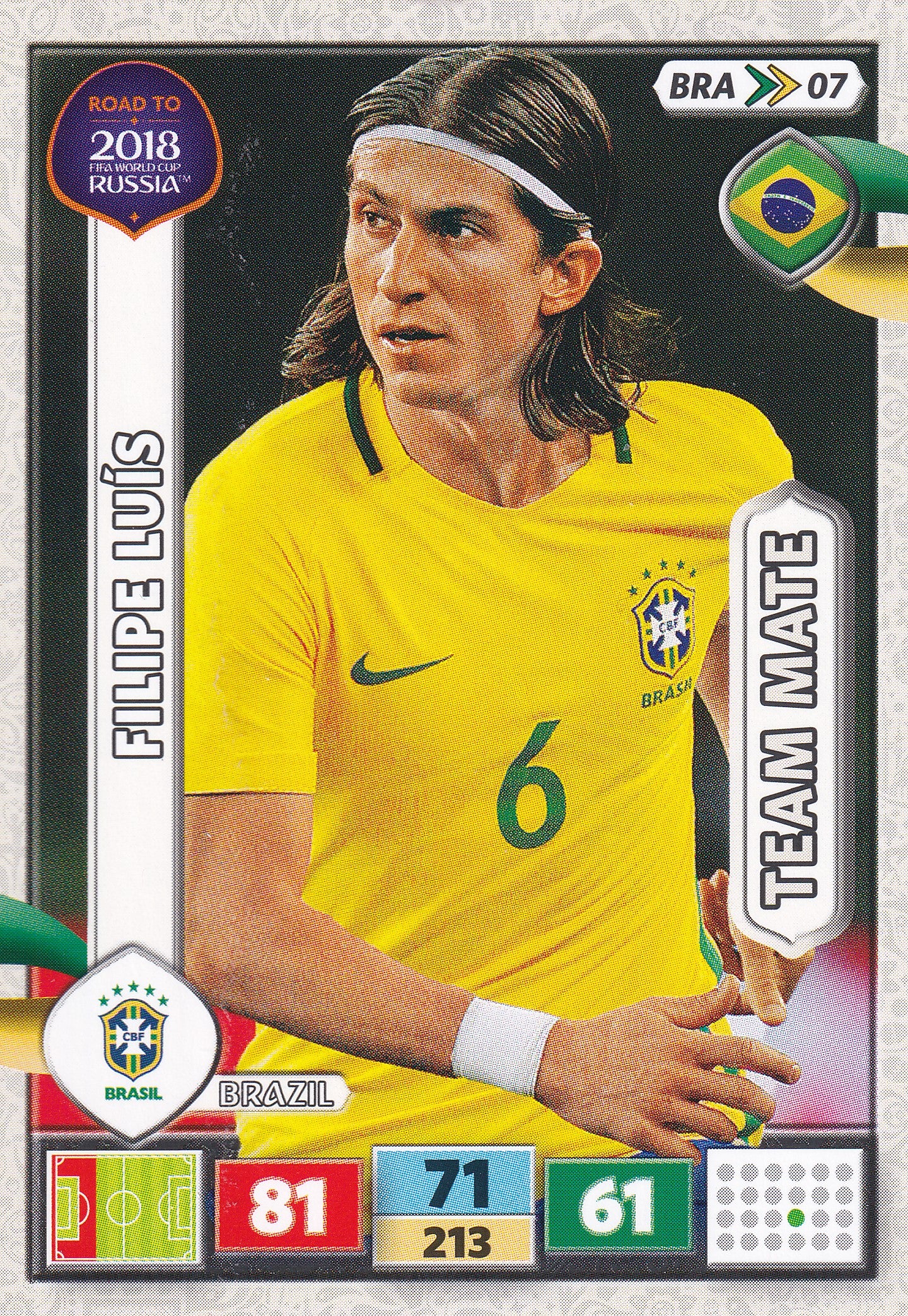 BRA-07. FELIPE LUIZ - BRASIL