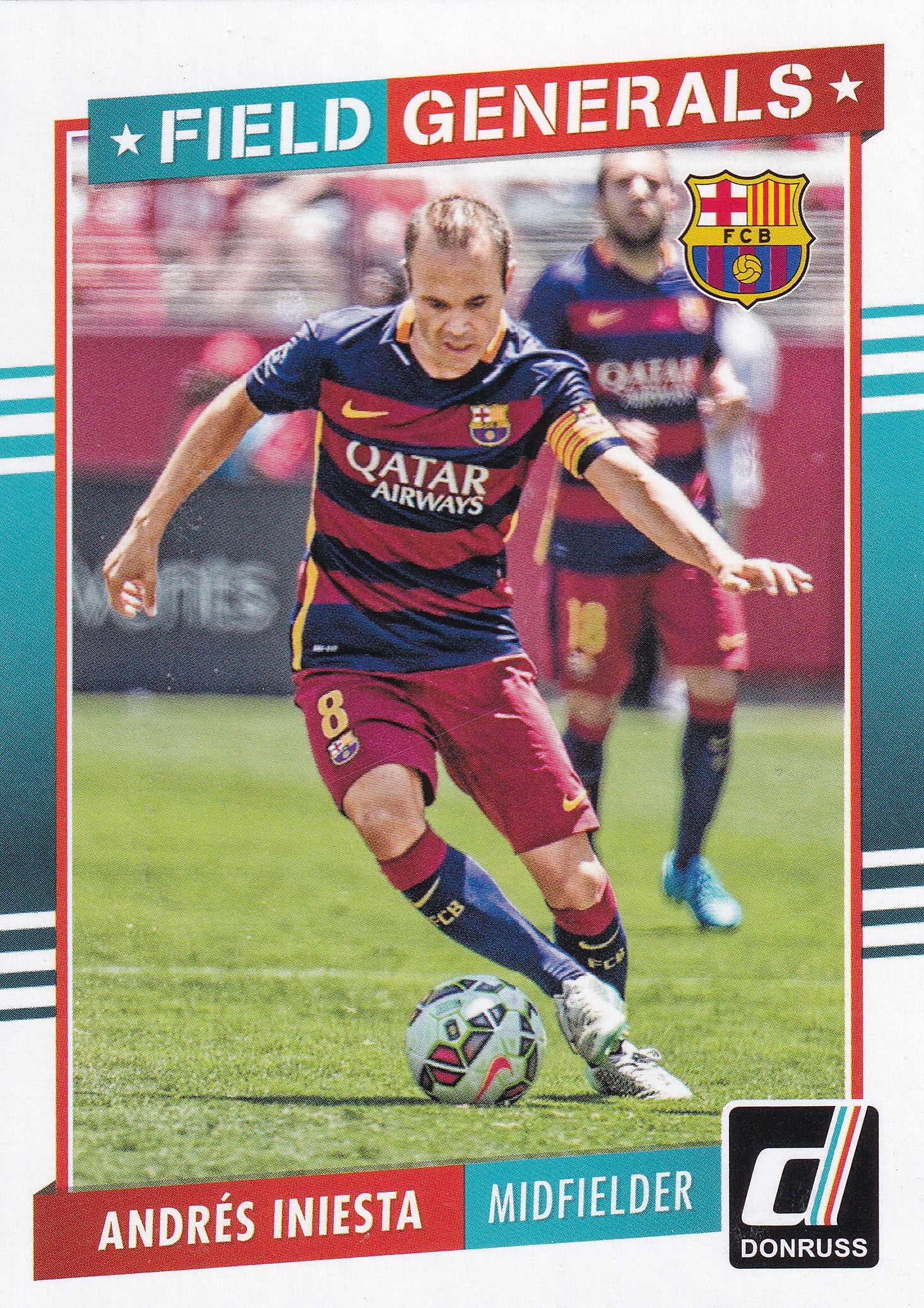 015. ANDRES INIESTA - FC BARCELONA - FIELD GENERALS