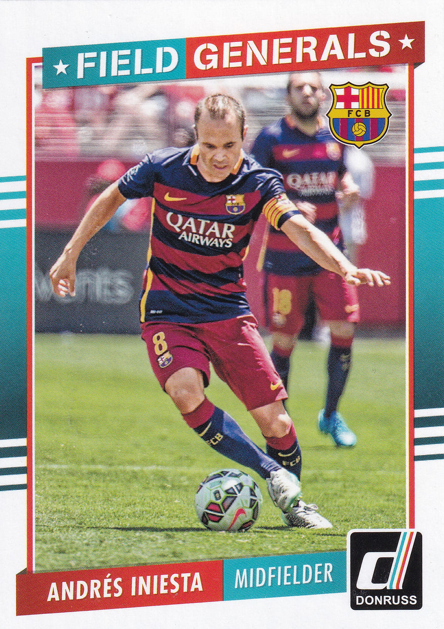 015. ANDRES INIESTA - FC BARCELONA - FIELD GENERALS