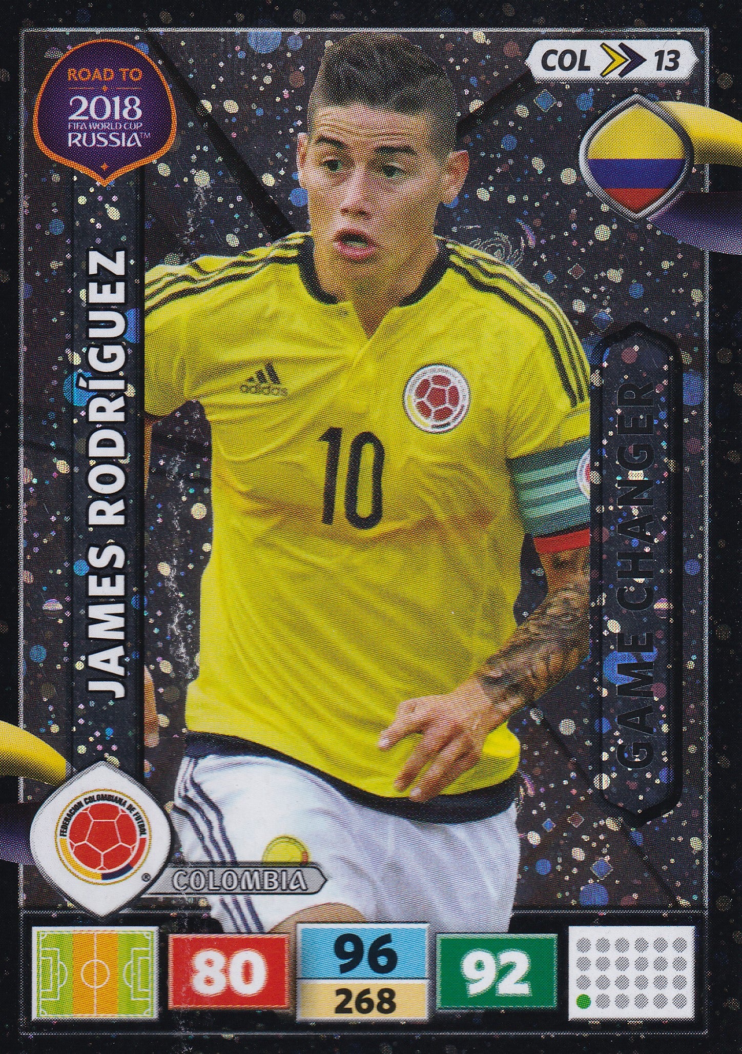 COL-13. JAMES RODRÍGUEZ - COLOMBIA - GAME CHANGER