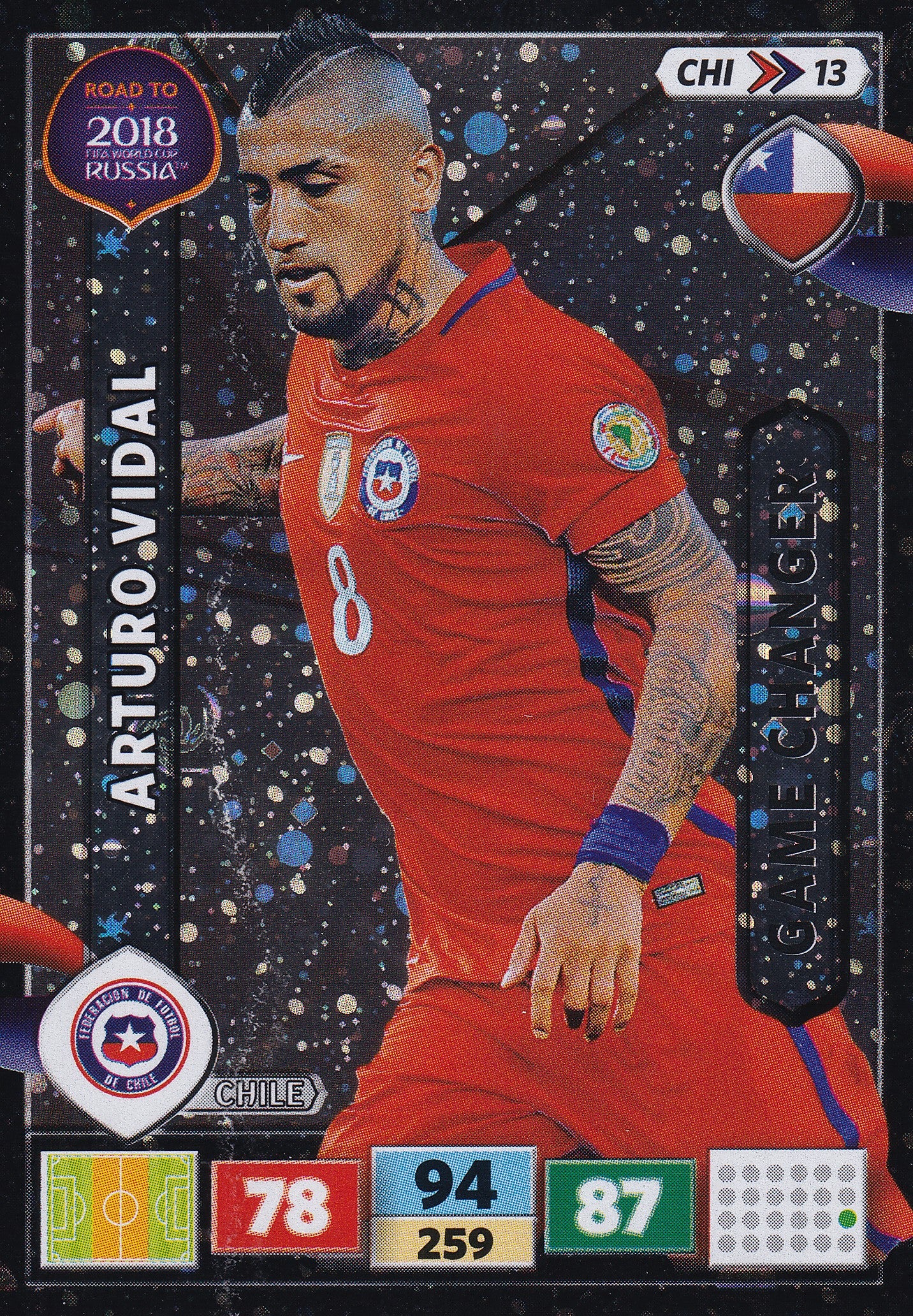 CHI-13. ARTURO VIDAL - CHILE - GAME CHANGER
