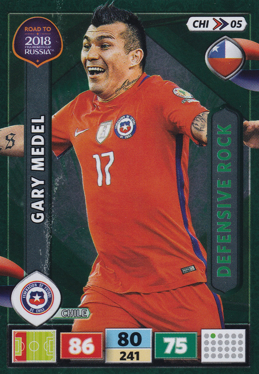CHI-05. GARY MEDEL - CHILE - DEFENSIVE ROCK