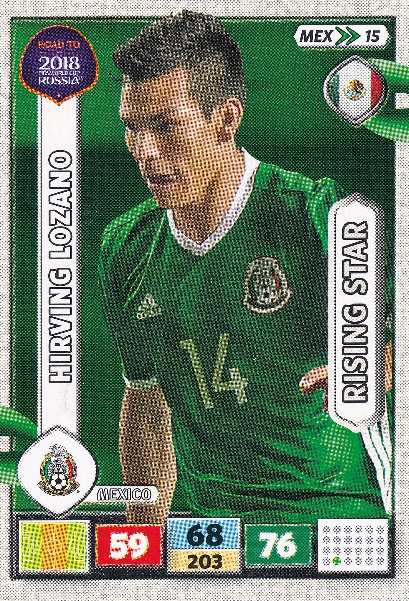 MEX-15. HIRVING LOZANO - MEXICO