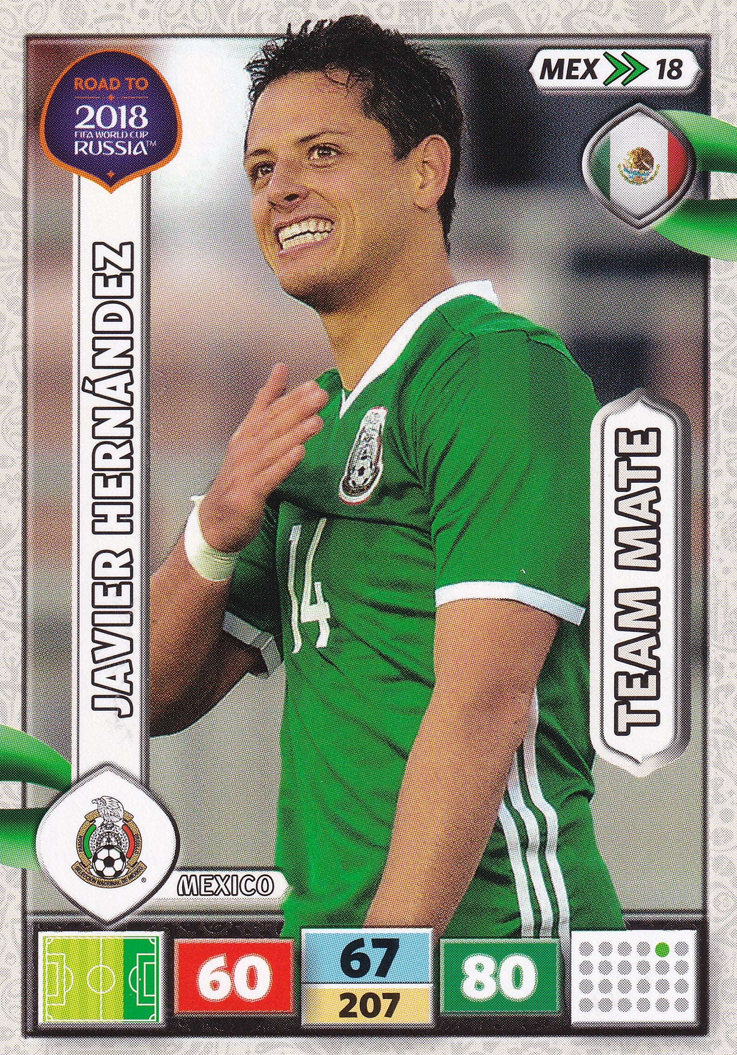 MEX-18. JAVIER HERNÁNDEZ - MEXICO