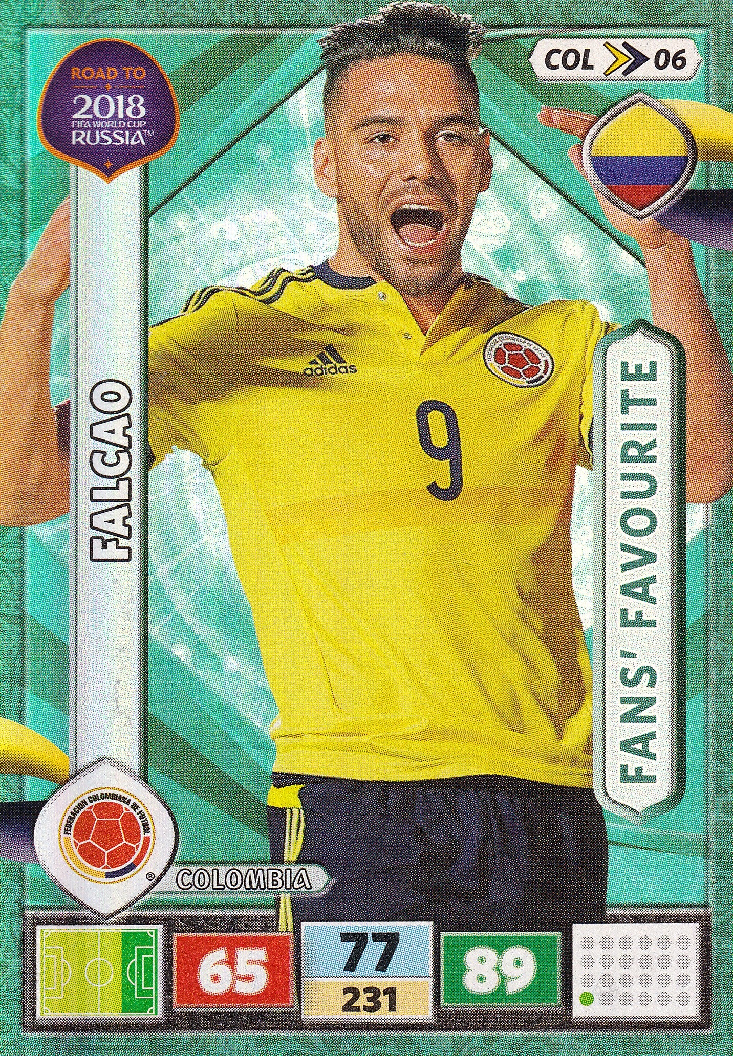COL-06. FALCAO - COLOMBIA - FANS’ FAVOURITE