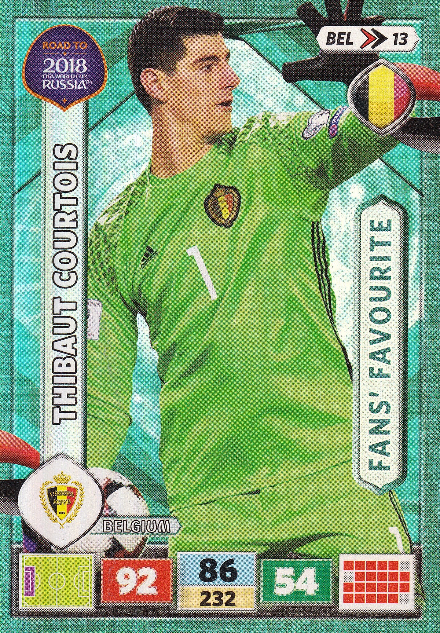 BEL-013. THIBAUT COURTOIS - BELGIUM - FANS’ FAVOURITE