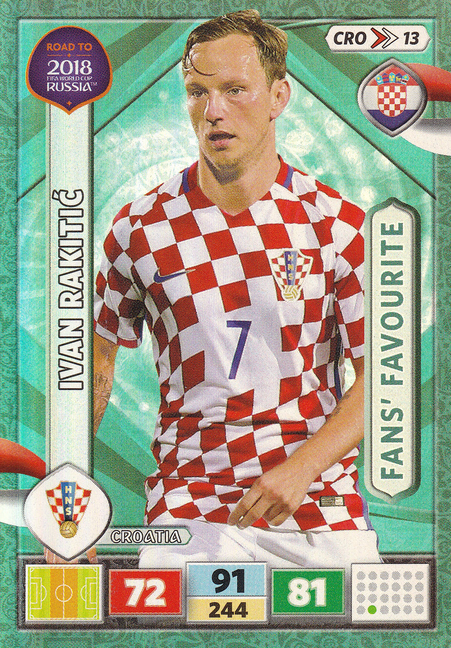 CRO-13. IVAN RAKITIĆ - CROATIA - FANS’ FAVOURITE