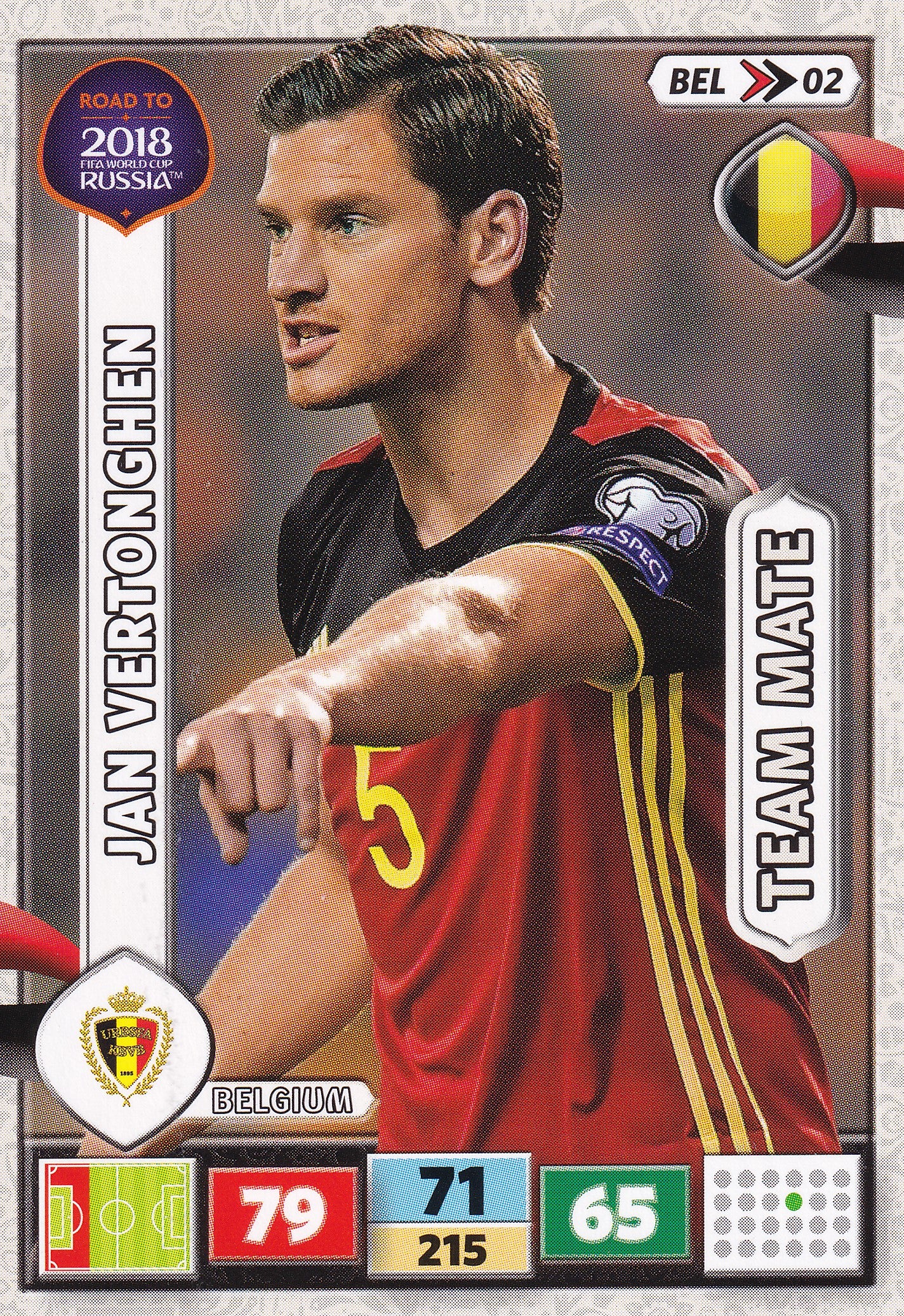 BEL-02. JAN VERTONGHEN - BELGIUM