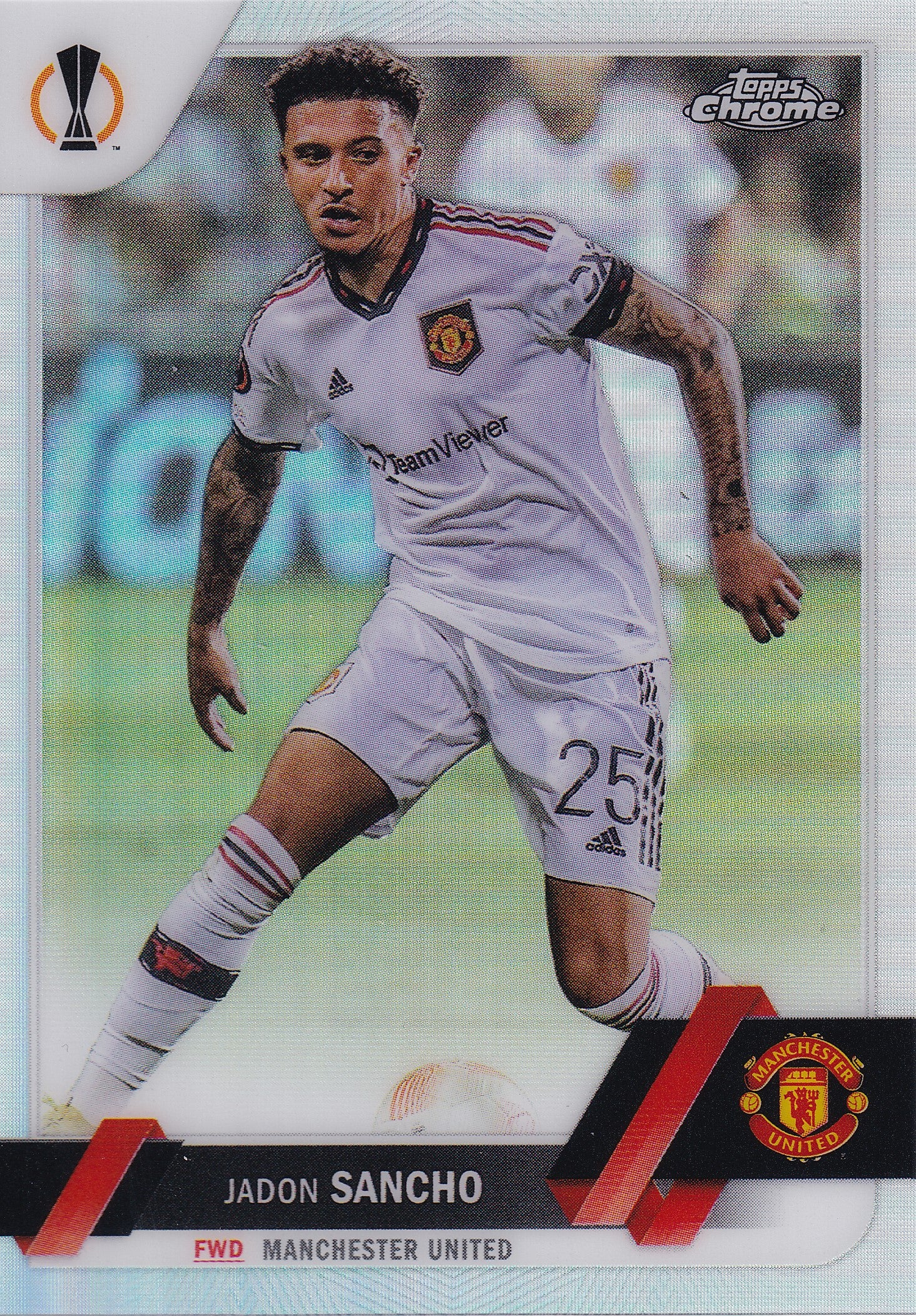 186. JADON SANCHO - MANCHESTER UNITED - REFRACTOR