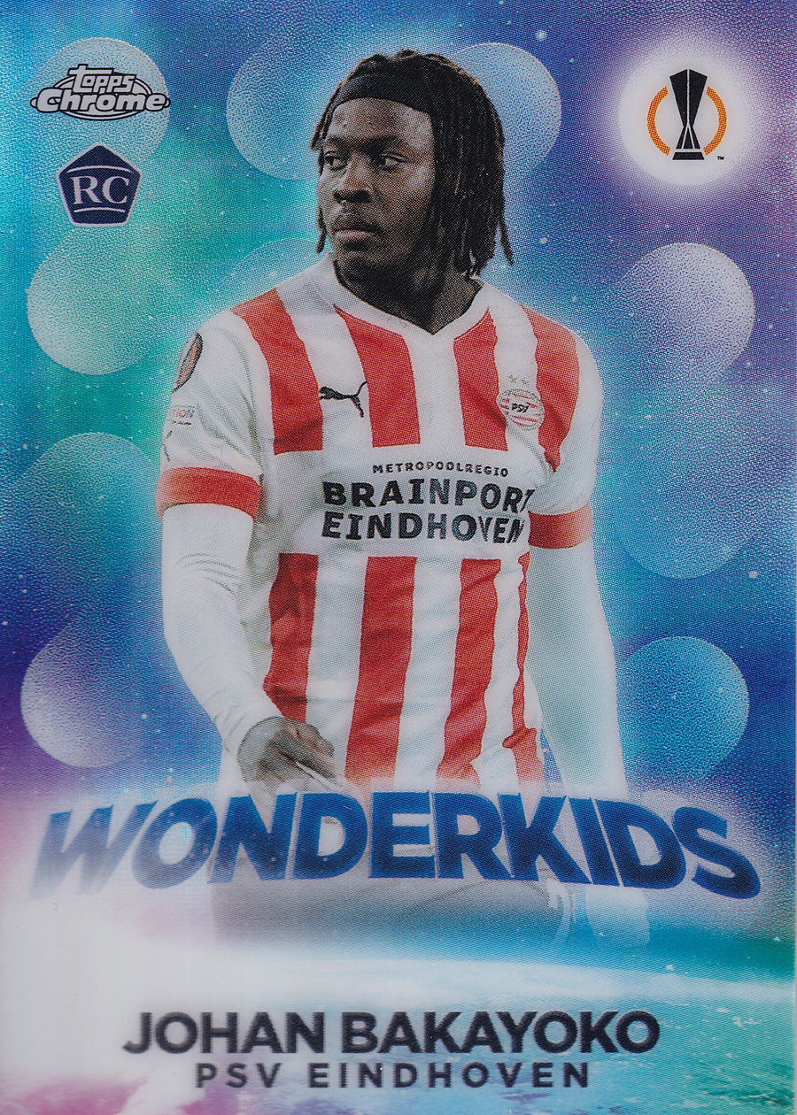 W-07. JOHAN BAKAYOKO - PSV EINDHOVEN - ROOKIE CARD - WONDERKIDS
