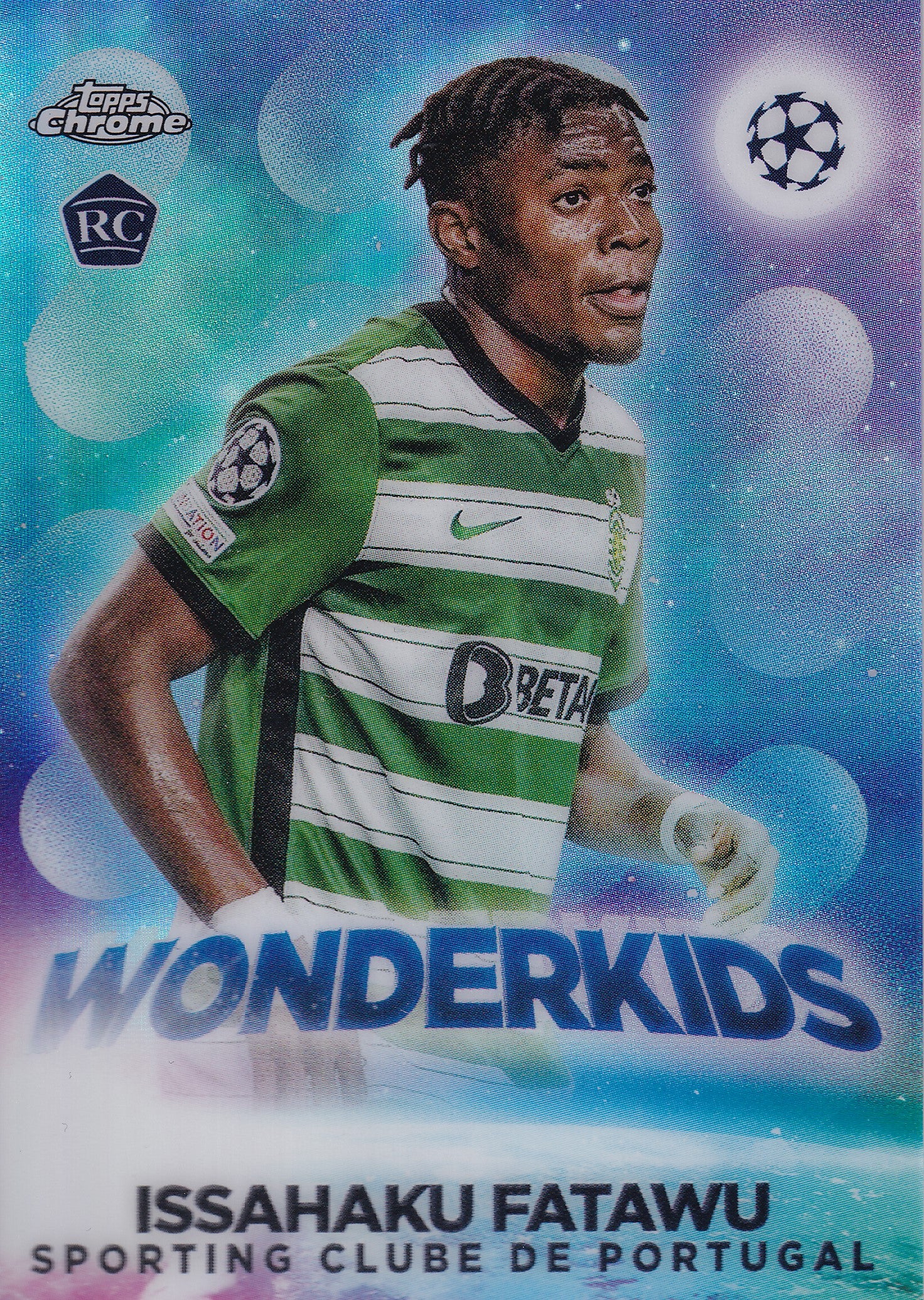 W-12. ISSAHAKU FATAWU - SPORTING CLUBE DE PORTUGAL - ROOKIE CARD - WONDERKIDS