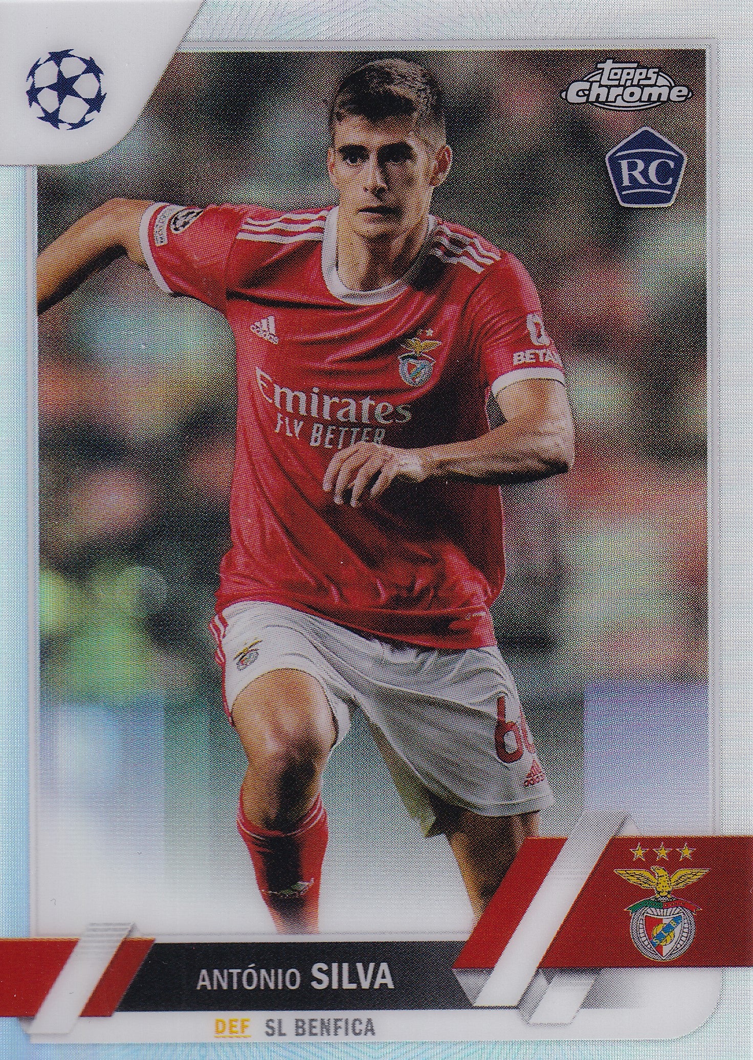 086. ANTONIO SILVA - SL BENFICA - ROOKIE CARD - REFRACTOR