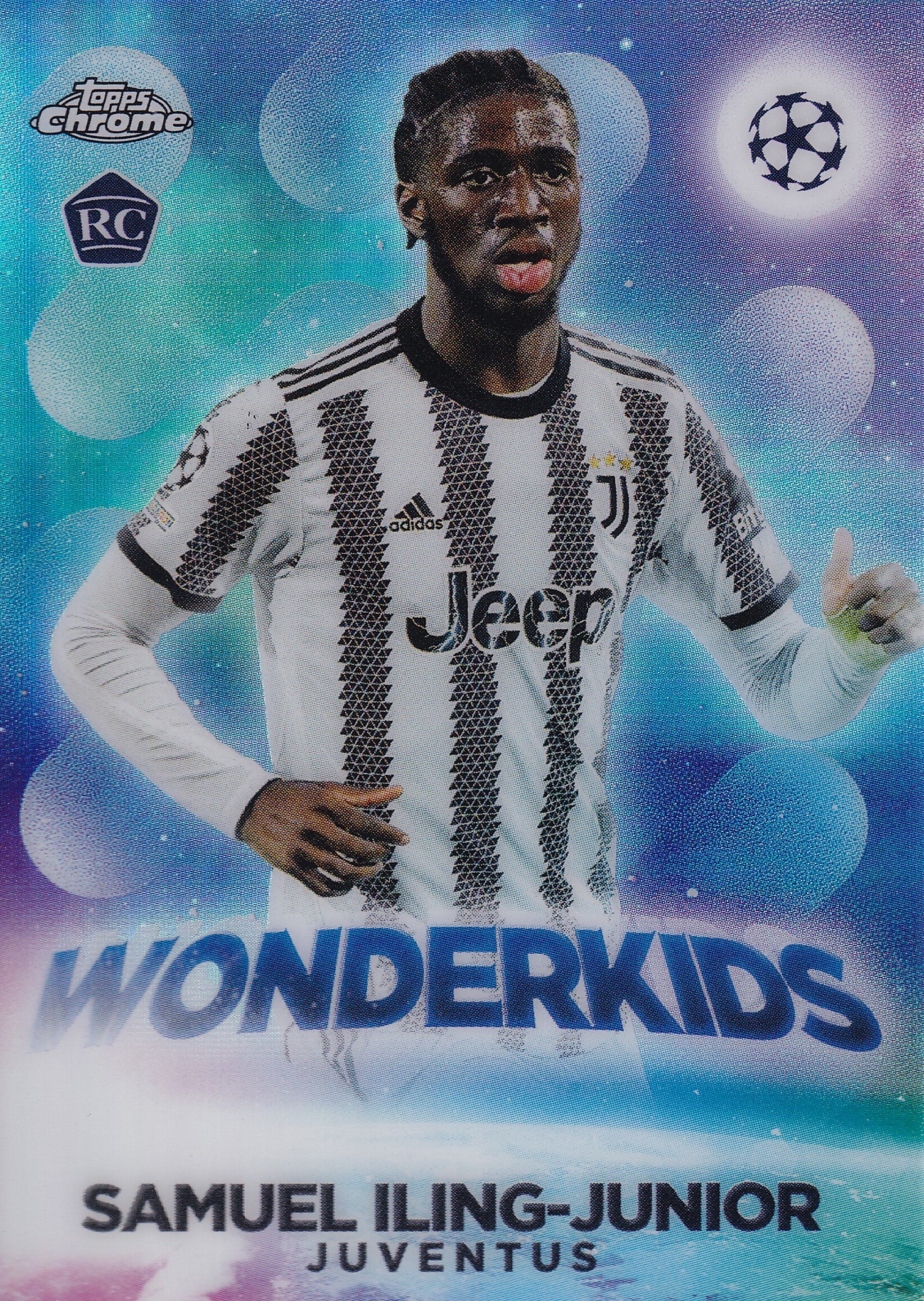 W-15. SAMUEL ILING-JUNIOR - JUVENTUS - ROOKIE CARD - WONDERKIDS