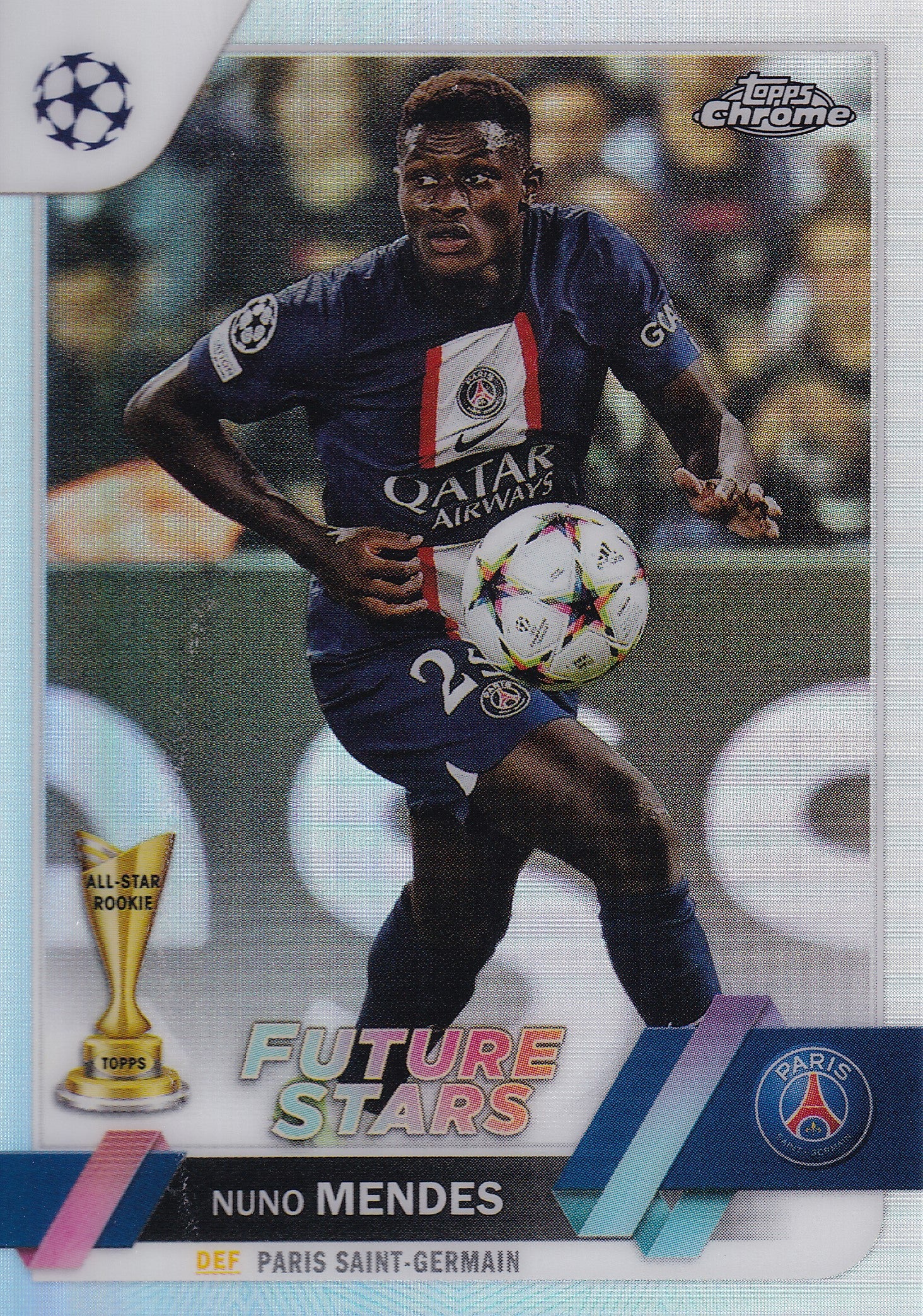 026. NUNO MENDES - PARIS SAINT-GERMAIN - ALL-STAR ROOKIE - FUTURE STARS - REFRACTOR