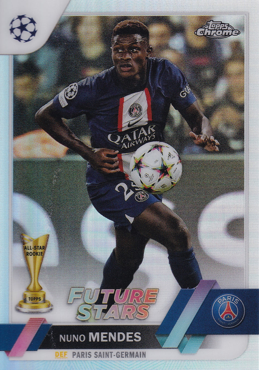 026. NUNO MENDES - PARIS SAINT-GERMAIN - ALL-STAR ROOKIE - FUTURE STARS - REFRACTOR
