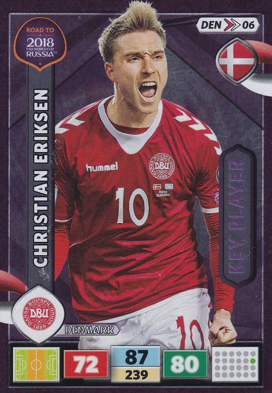 DEN-06. CHRISTIAN ERIKSEN - DENMARK - KEY PLAYER