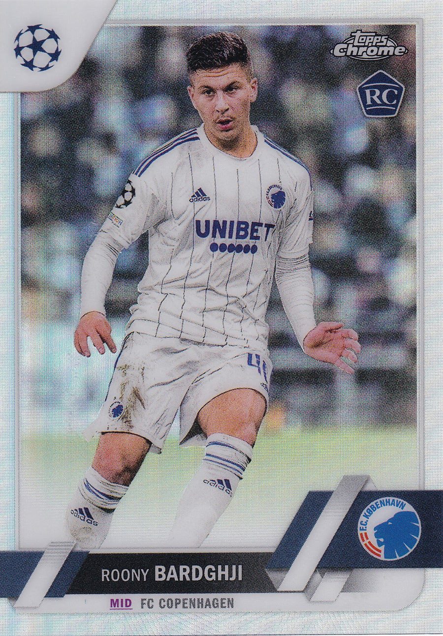 040. ROONY BARDGHJI - FC COPENHAGEN - ROOKIE CARD - REFRACTOR