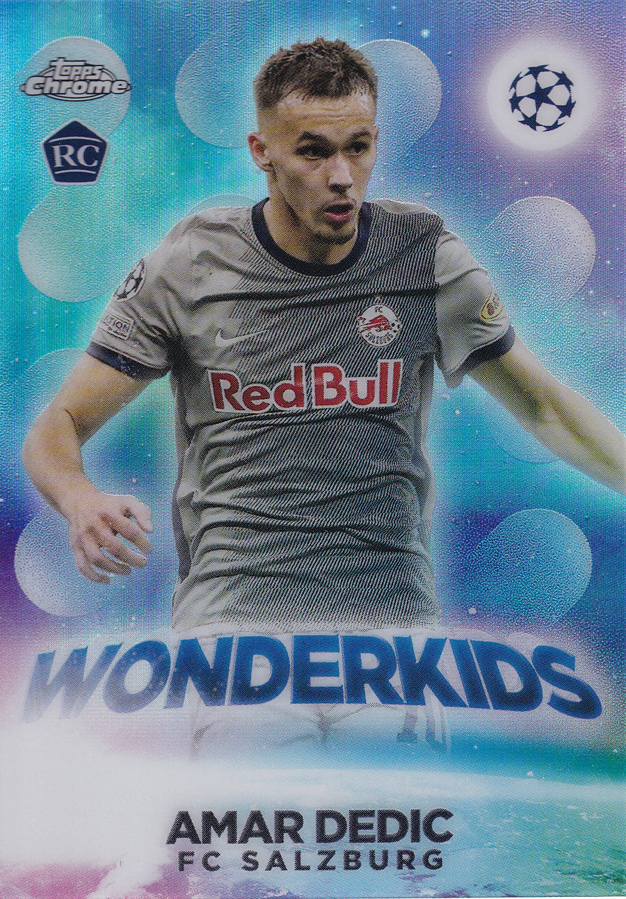 W-14. AMAR DEDIC - FC SALZBURG - ROOKIE CARD - WONDERKIDS