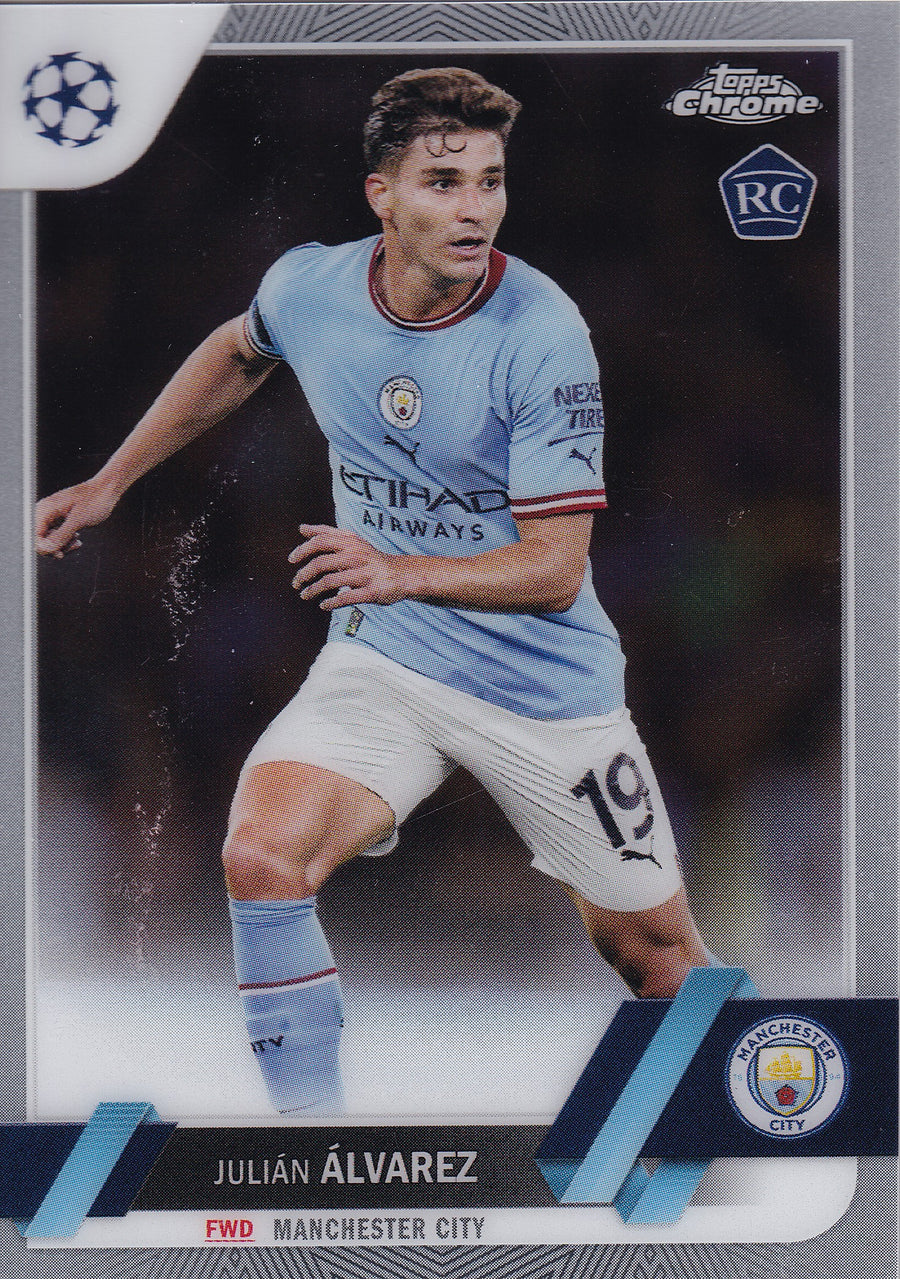 068. JULIAN ALVAREZ - MANCHESTER CITY - ROOKIE CARD