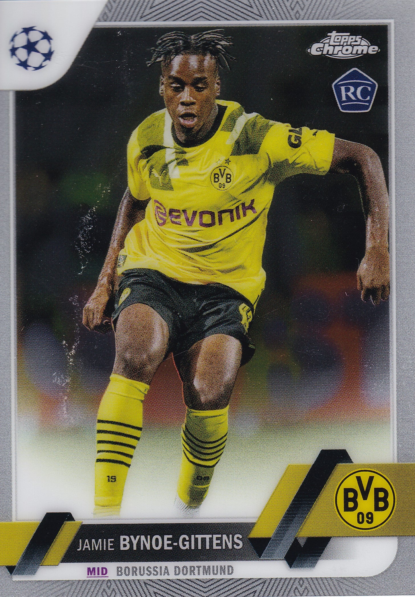 043. JAMIE BYNOE-GITTENS - BORUSSIA DORTMUND - ROOKIE CARD