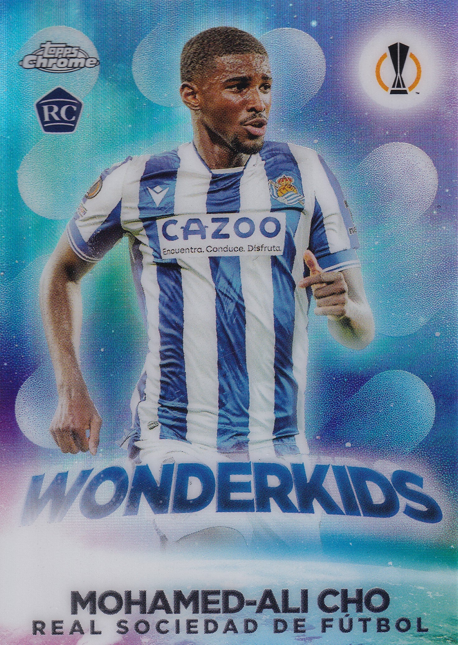 W-11. MOHAMED-ALI CHO - REAL SOCIEDAD DE FUTBOL - ROOKIE CARD - WONDERKIDS