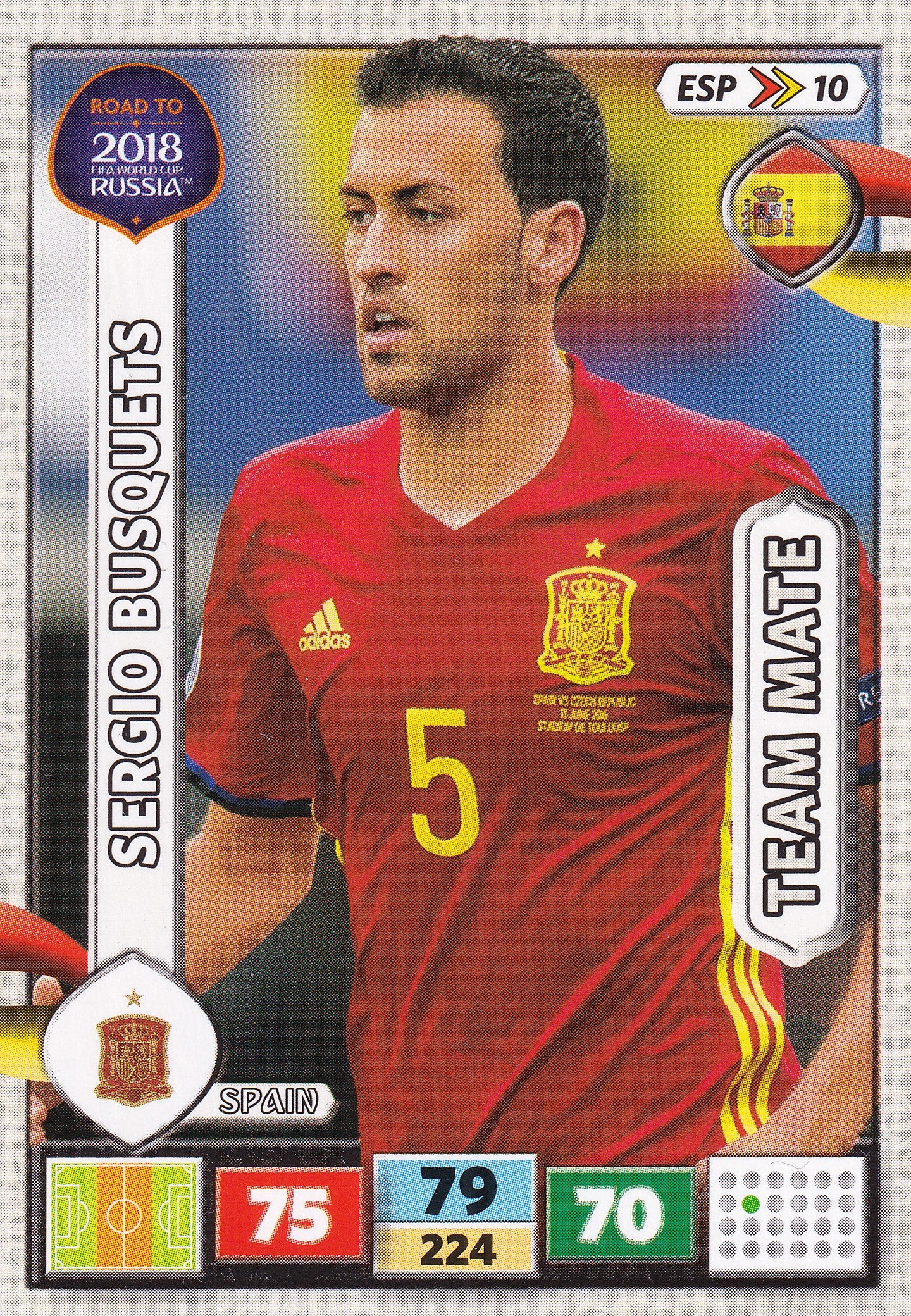 ESP-10. SERGIO BUSQUETS - SPAIN