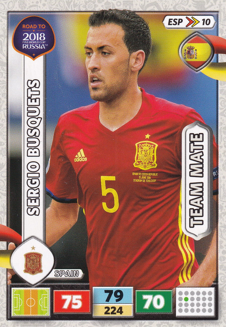 ESP-10. SERGIO BUSQUETS - SPAIN