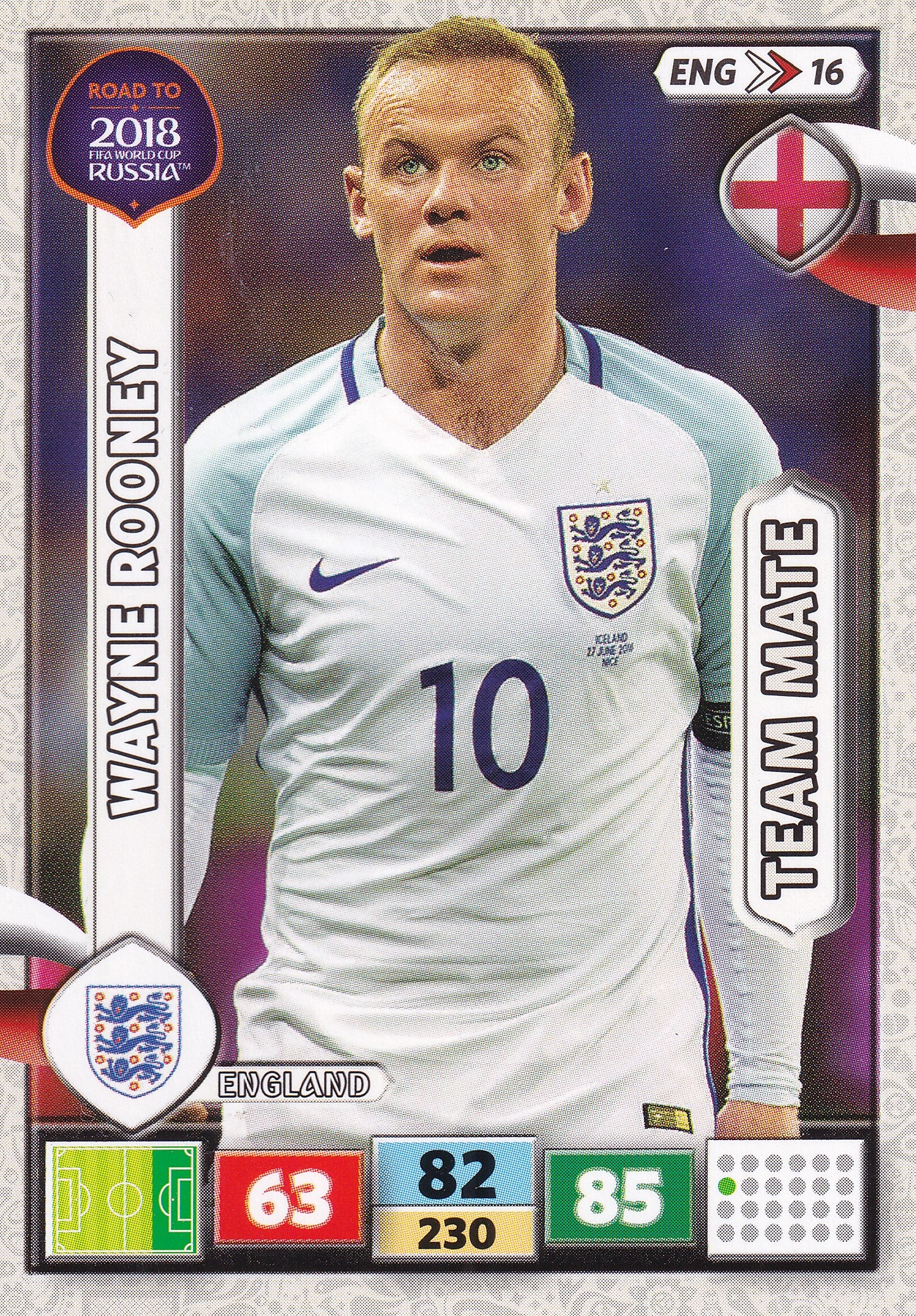ENG-16. WAYNE ROONEY - ENGLAND