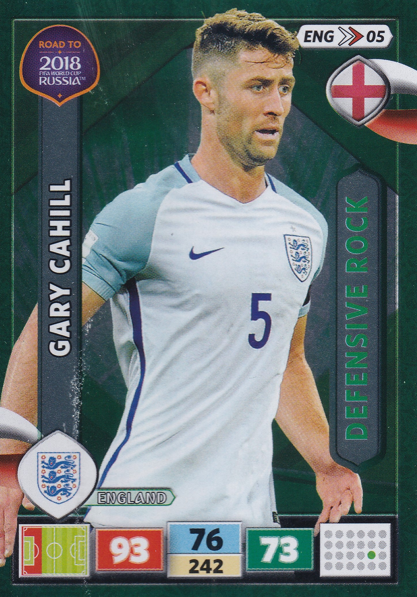 ENG-05. GARY CAHILL - ENGLAND - DEFENSIVE ROCK