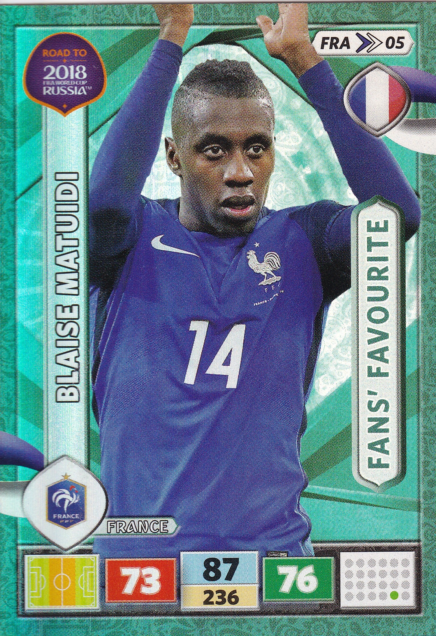 FRA-05. BLAISE MATUIDI - FRANCE - FANS’ FAVOURITE