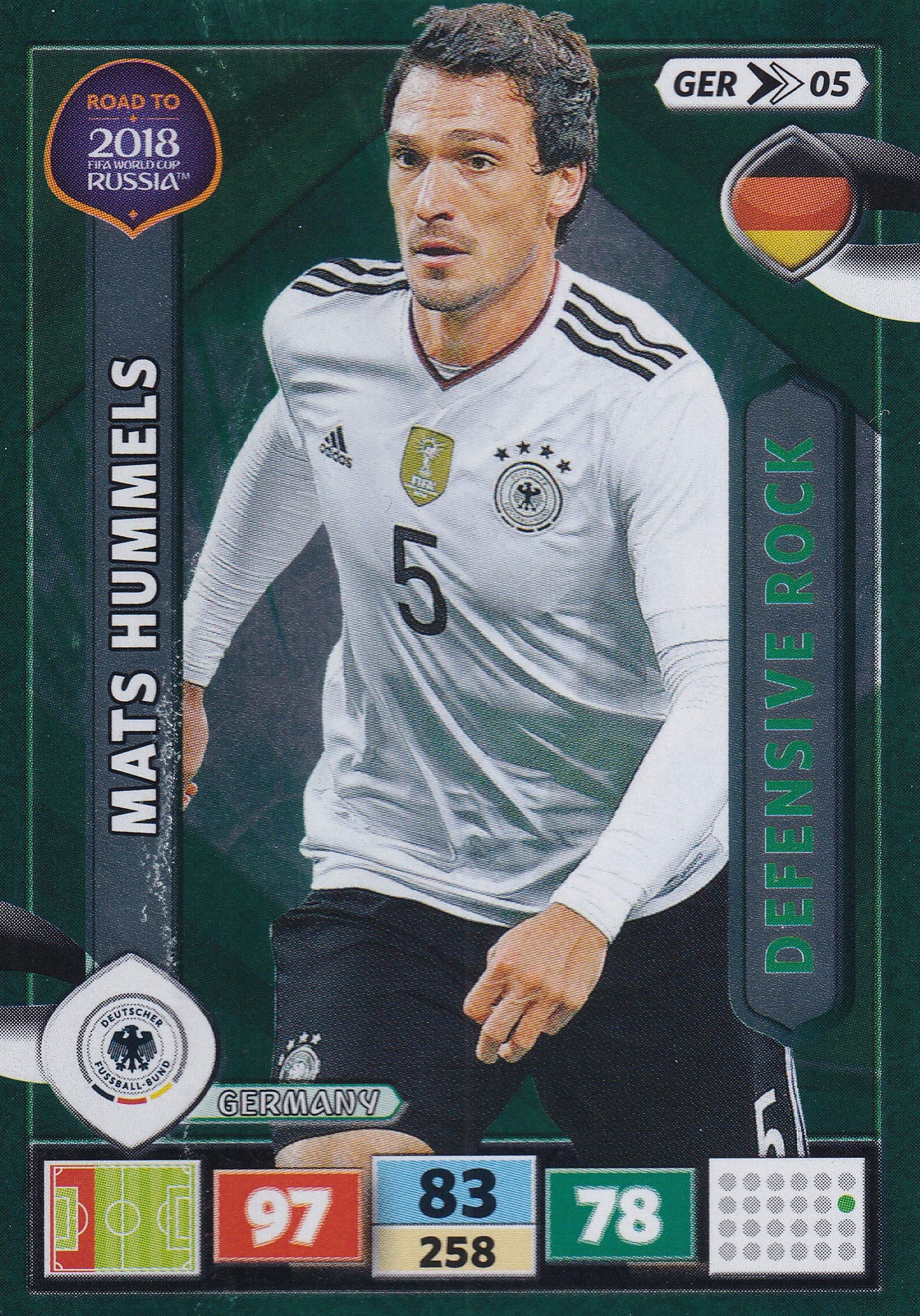 GER-05. MATS HUMMELS - GERMANY - DEFENSIVE ROCK