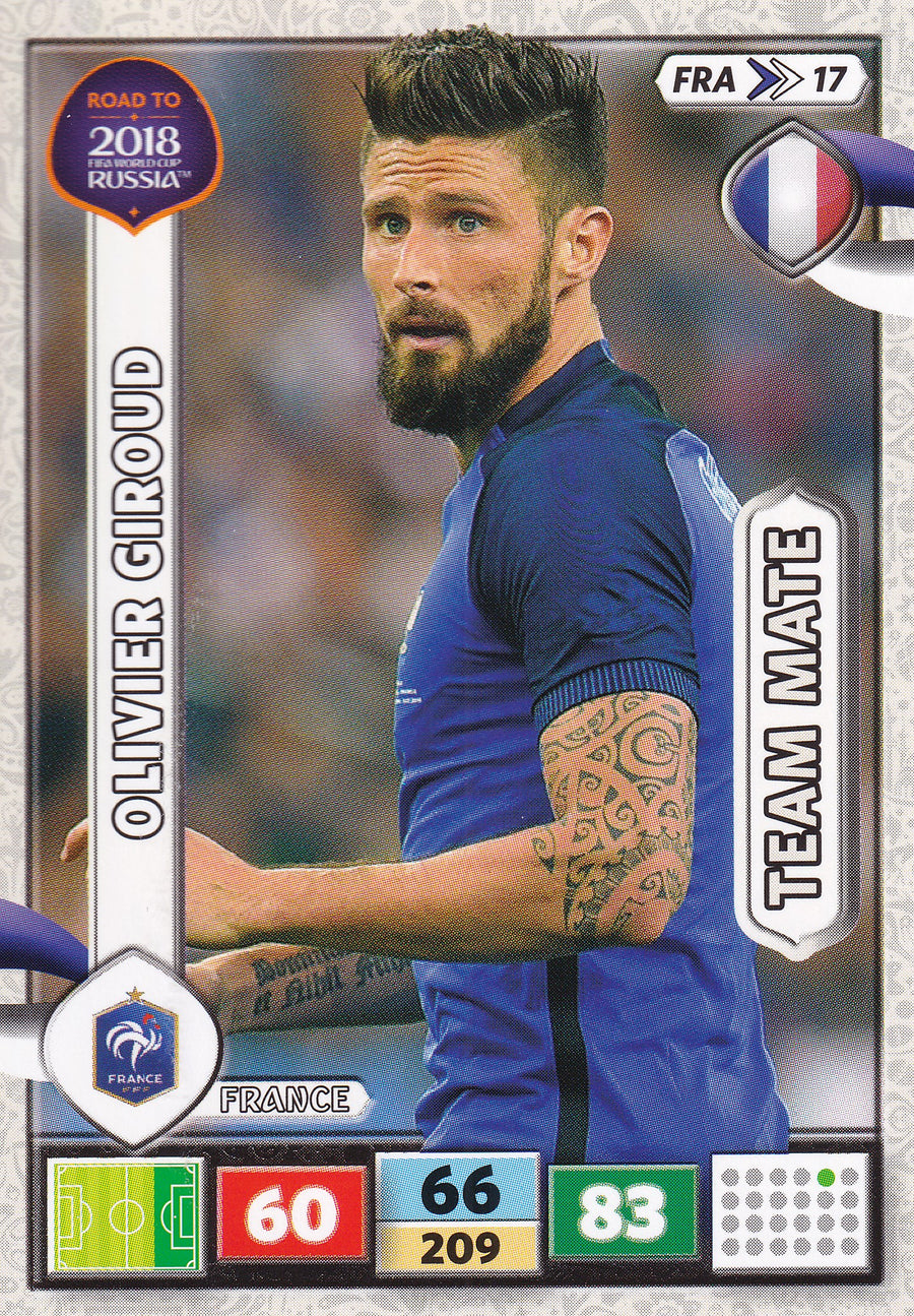 FRA-17. OLIVIER GIROUD - FRANCE