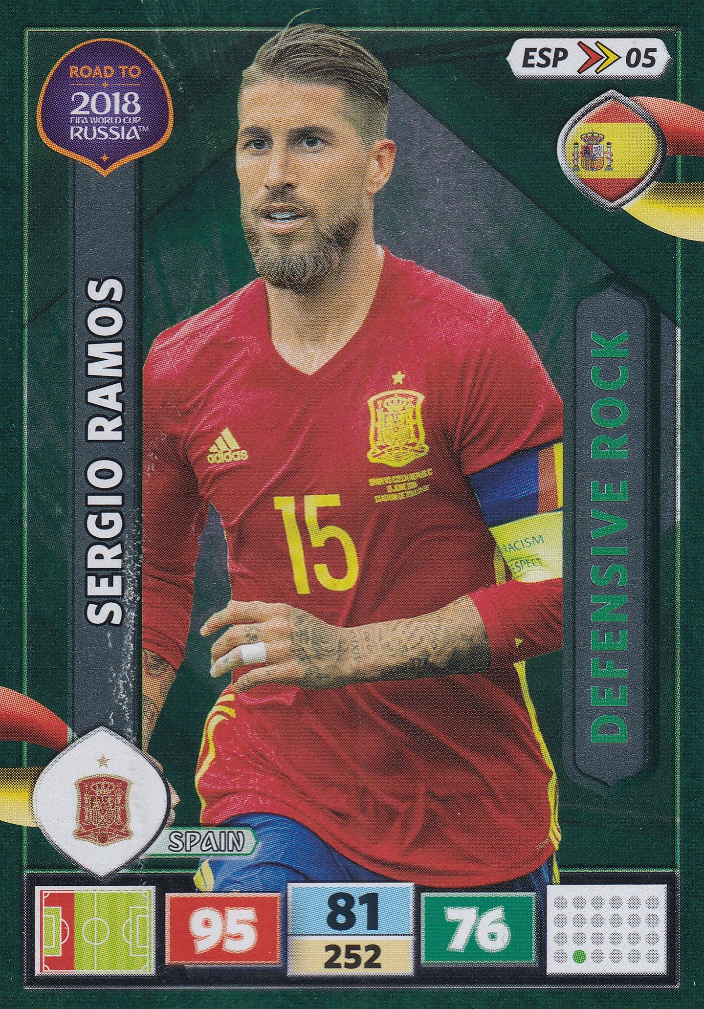 ESP-05. SERGIO RAMOS - SPAIN - DEFENSIVE ROCK