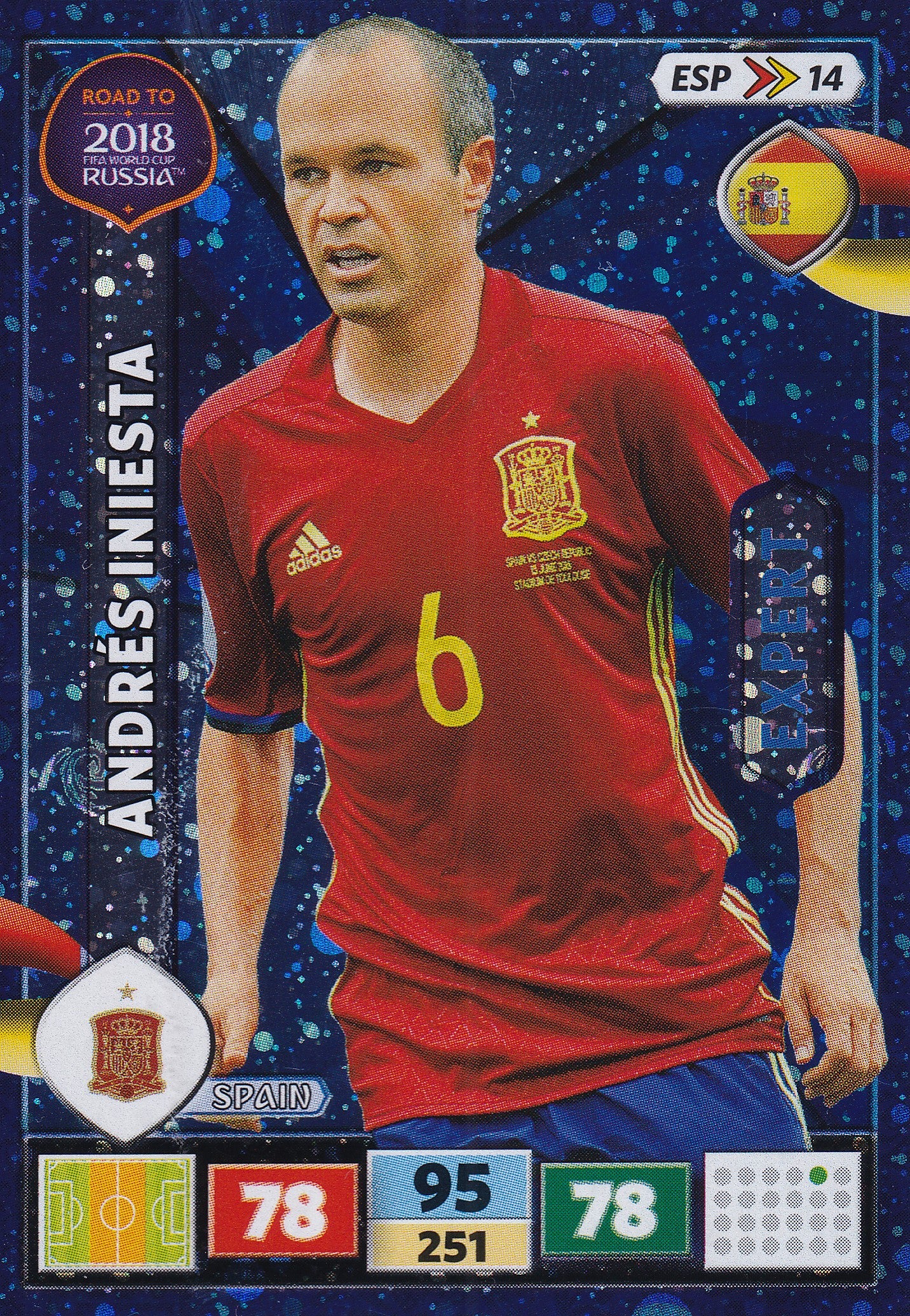 ESP-14. ANDRES INIESTA - SPAIN - EXPERT