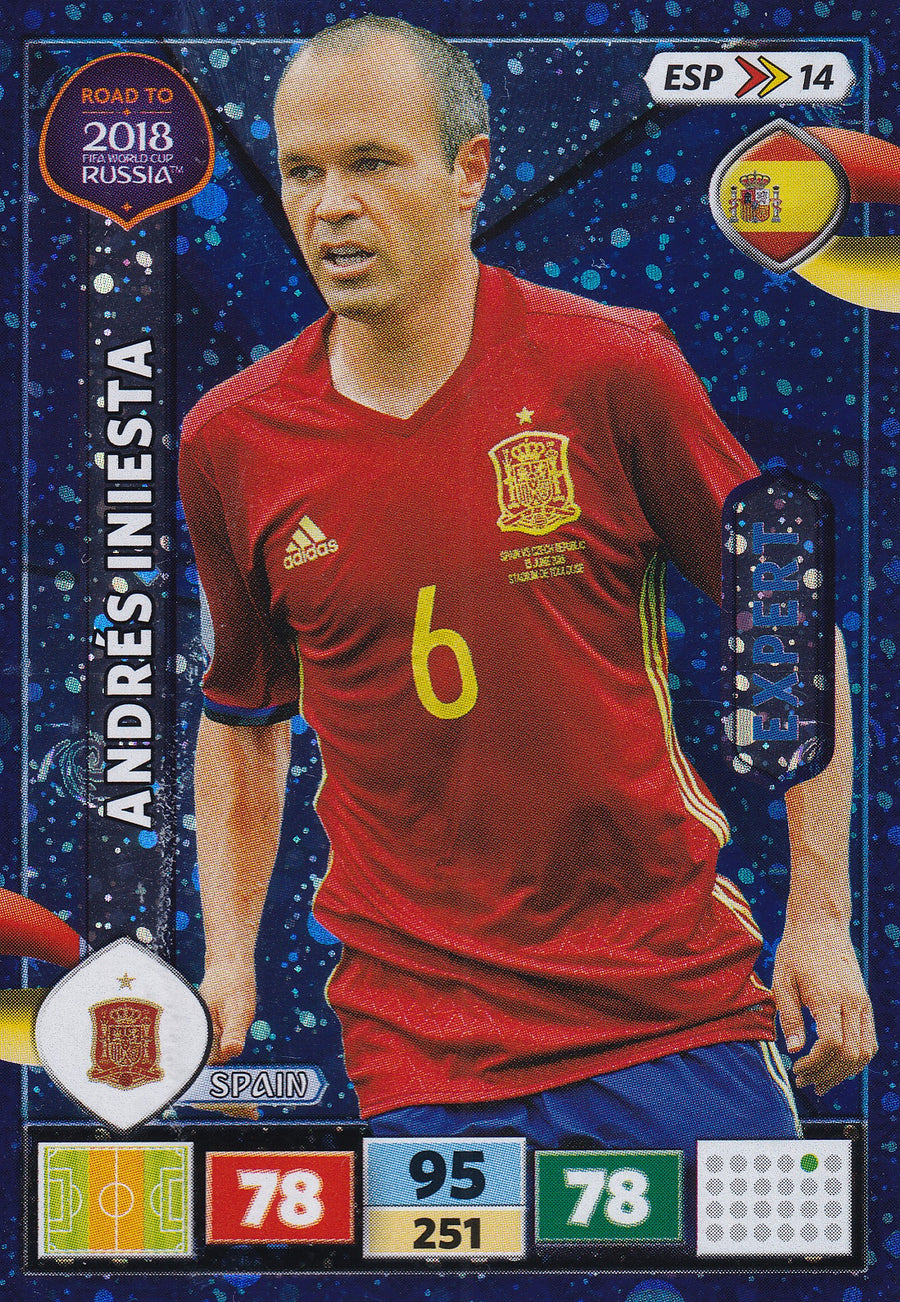 ESP-14. ANDRES INIESTA - SPAIN - EXPERT