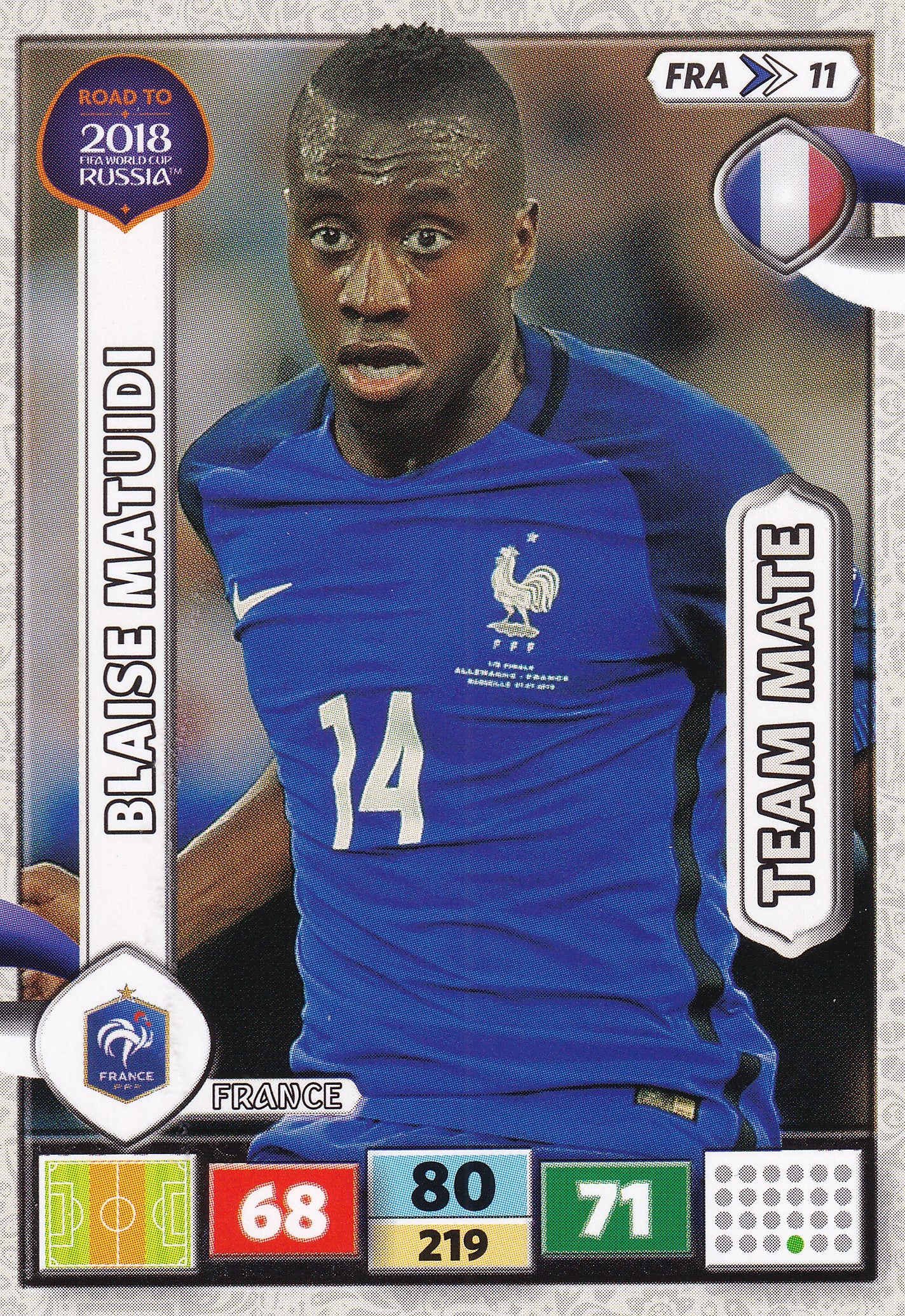 FRA-11. BLAISE MATUIDI - FRANCE