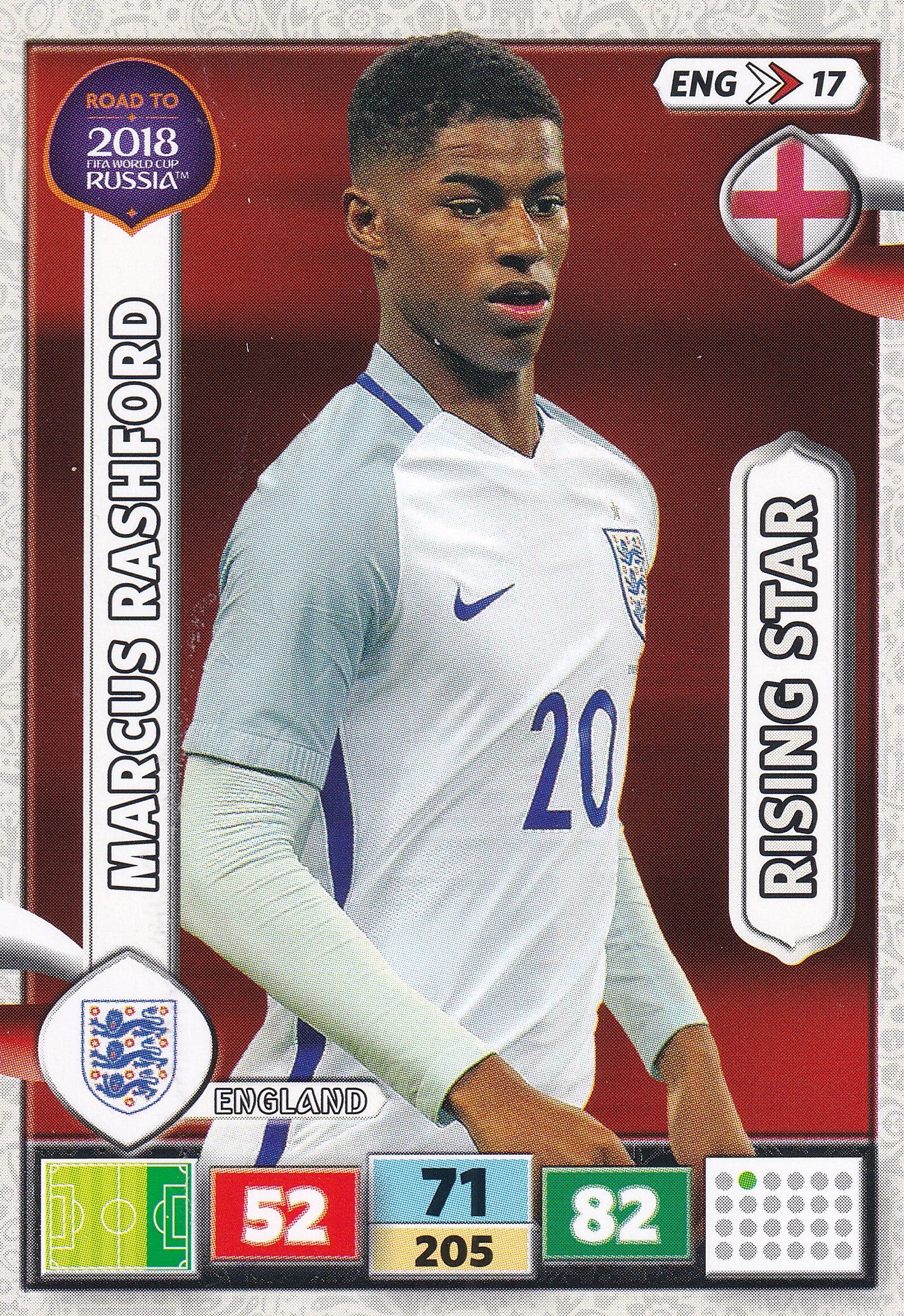 ENG-17. MARCUS RASHFORD - ENGLAND