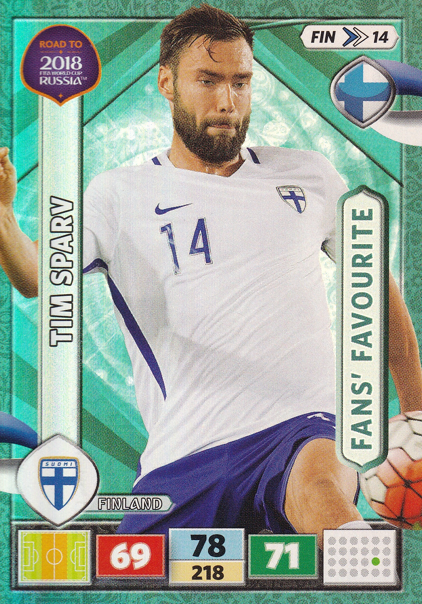 FIN-14. TIM SPARV - FINLAND - FANS’ FAVOURITE