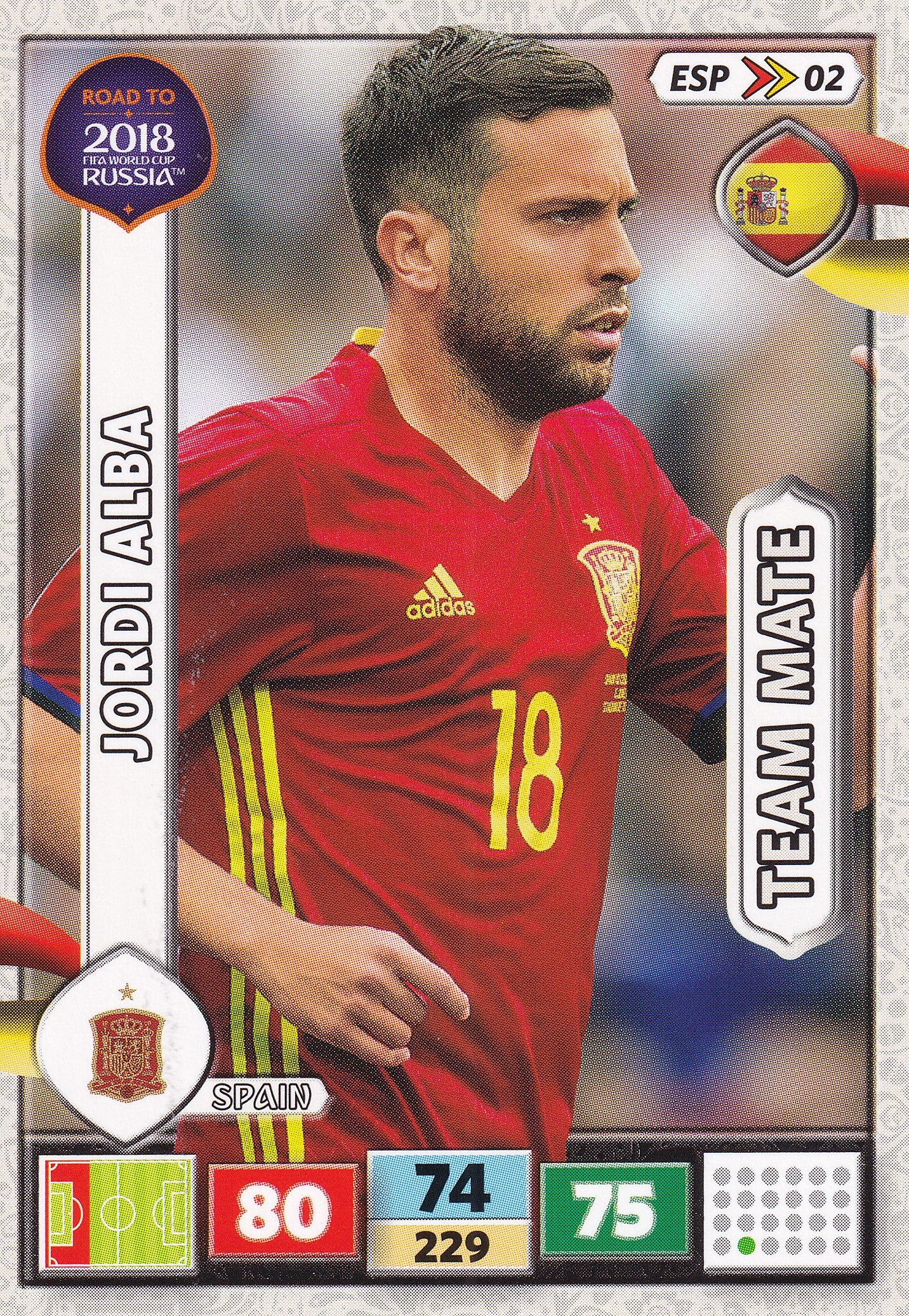 ESP-02. JORDI ALBA - SPAIN