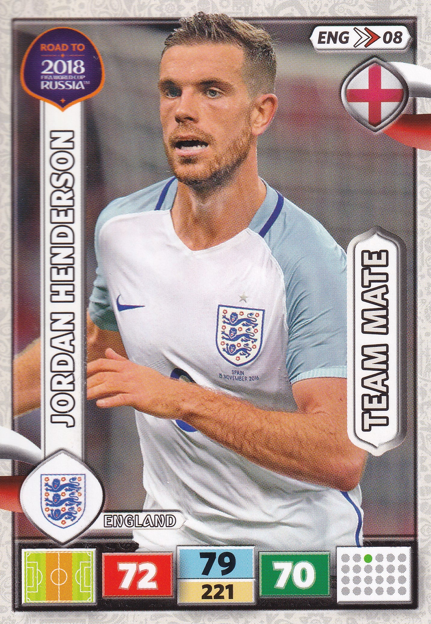 ENG-08.JORDAN HENDERSON - ENGLAND